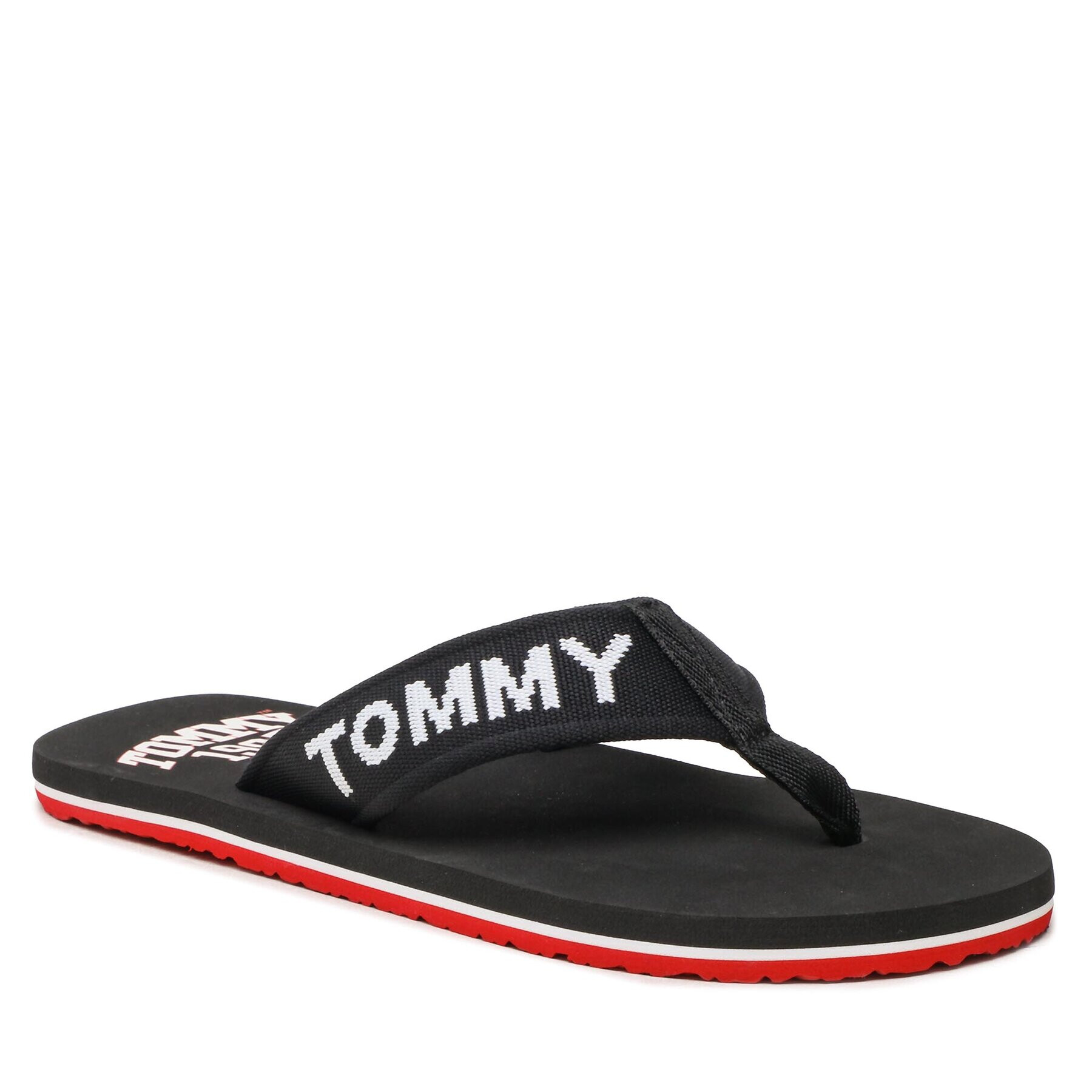 Tommy Jeans Žabky Flip Flop Logo Tape EM0EM01147 Čierna - Pepit.sk