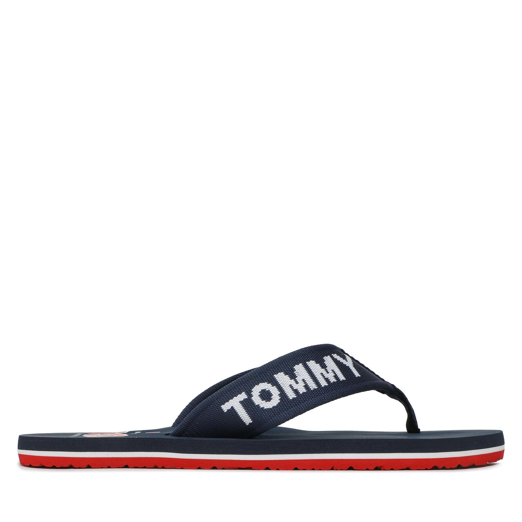 Tommy Jeans Žabky Flip Flop Logo Tape EM0EM01147 Tmavomodrá - Pepit.sk