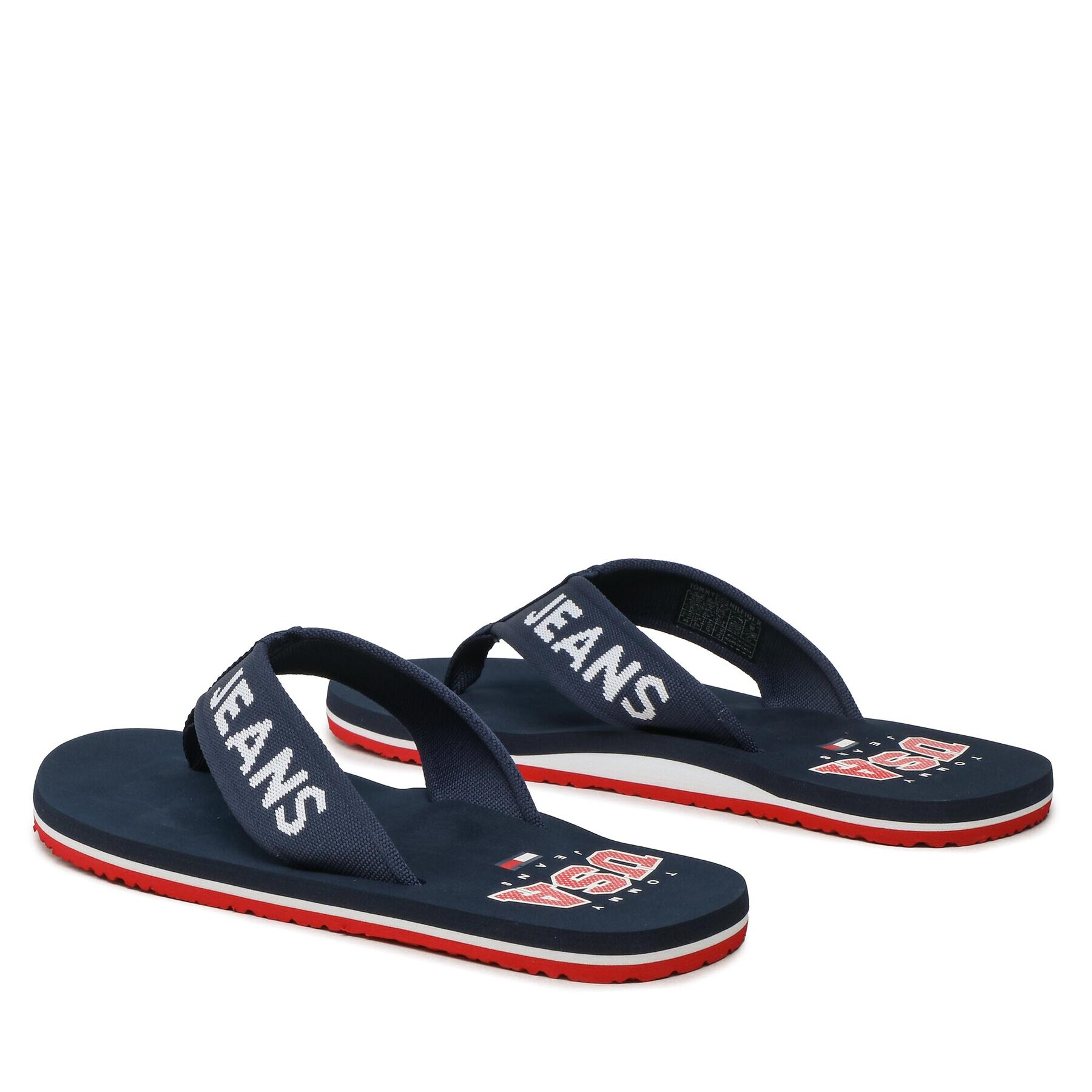 Tommy Jeans Žabky Flip Flop Logo Tape EM0EM01147 Tmavomodrá - Pepit.sk