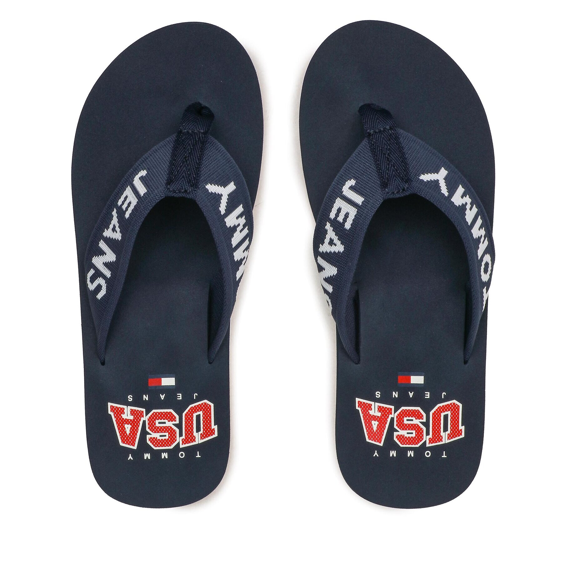 Tommy Jeans Žabky Flip Flop Logo Tape EM0EM01147 Tmavomodrá - Pepit.sk