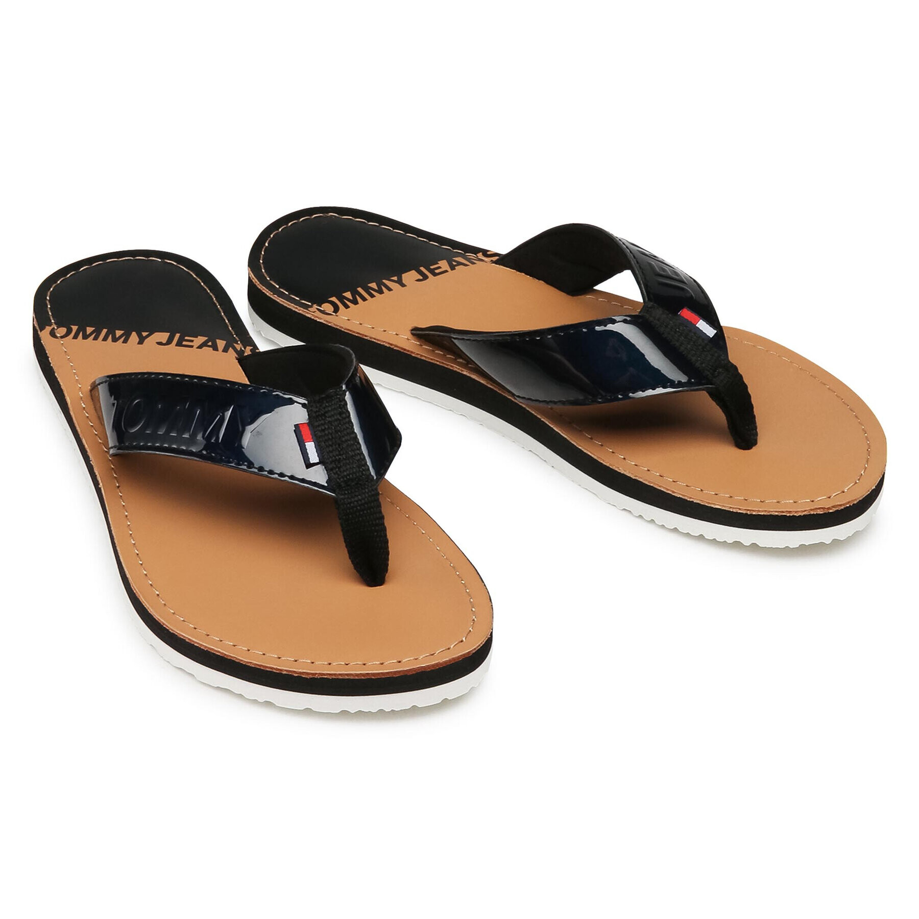 Tommy Jeans Žabky Iridescent Beach Sandal EN0EN01298 Čierna - Pepit.sk