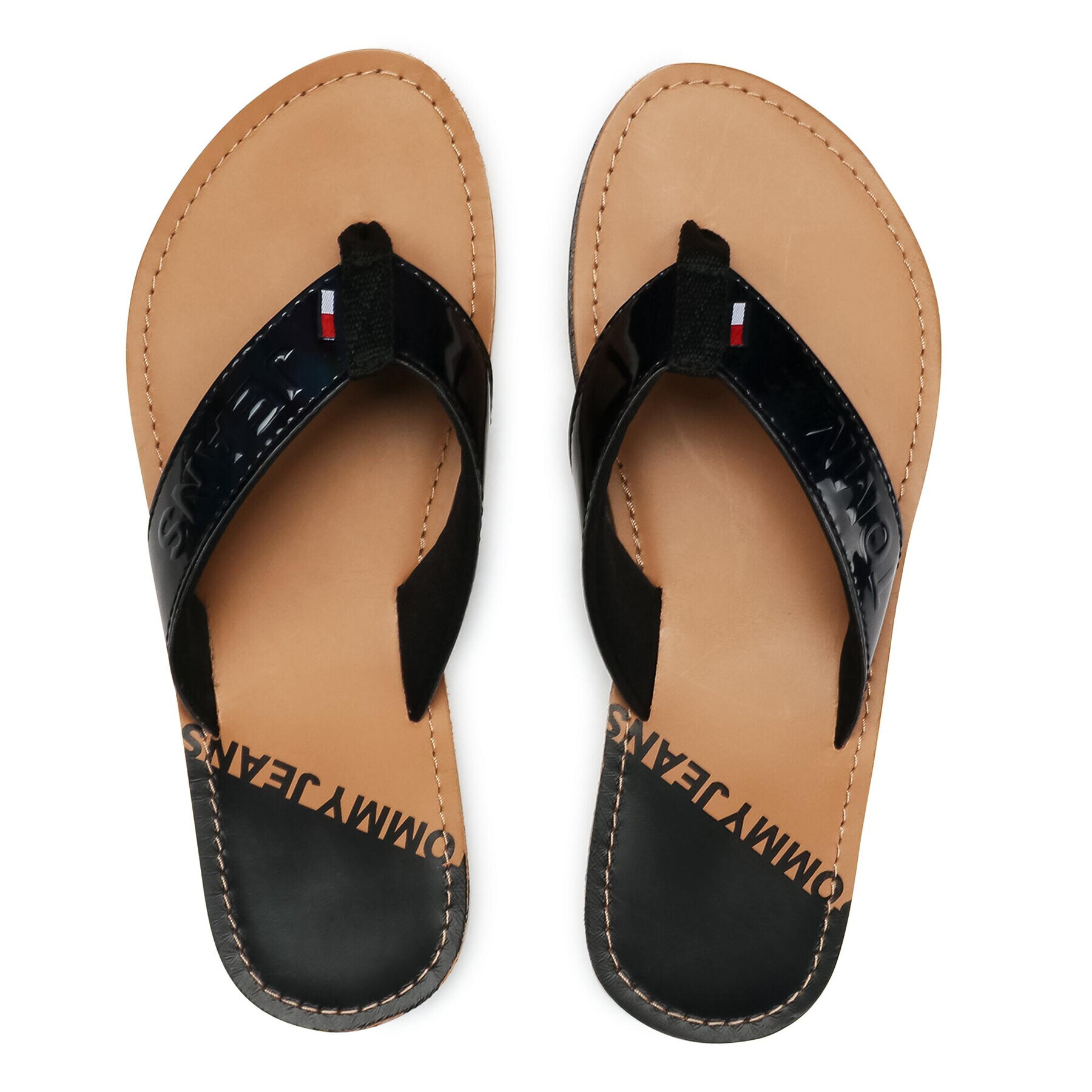 Tommy Jeans Žabky Iridescent Beach Sandal EN0EN01298 Čierna - Pepit.sk