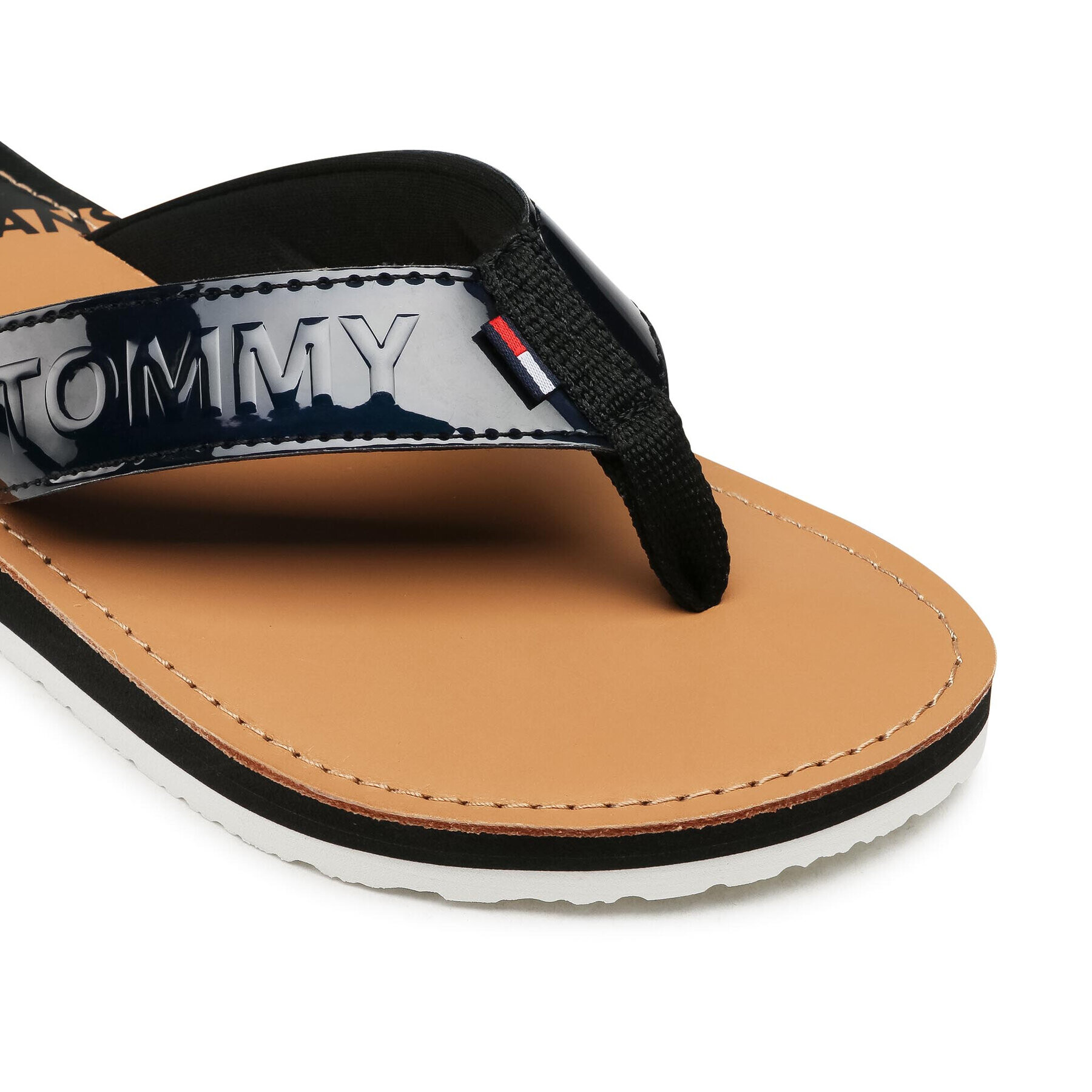 Tommy Jeans Žabky Iridescent Beach Sandal EN0EN01298 Čierna - Pepit.sk