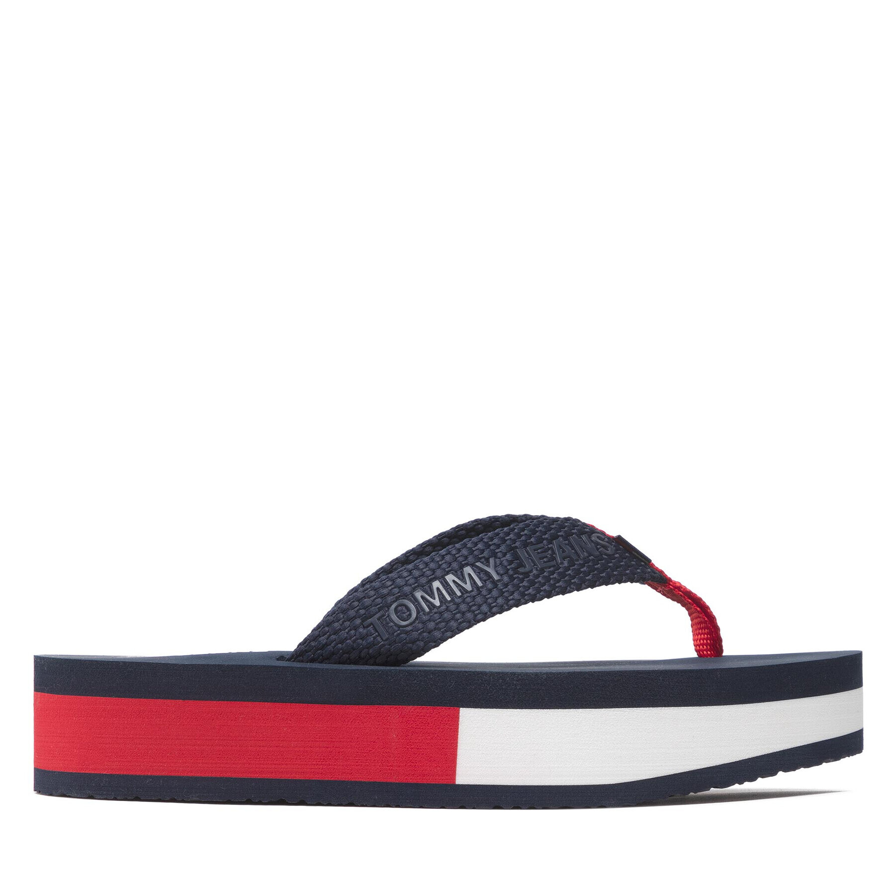 Tommy Jeans Žabky Webbing Mid Beach Sandal EN0EN01819 Tmavomodrá - Pepit.sk