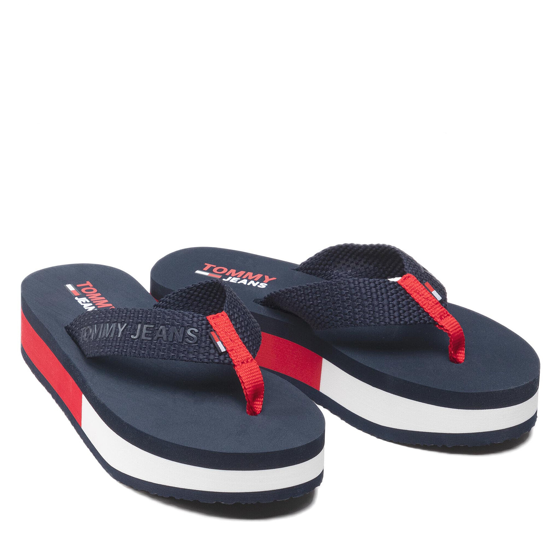 Tommy Jeans Žabky Webbing Mid Beach Sandal EN0EN01819 Tmavomodrá - Pepit.sk