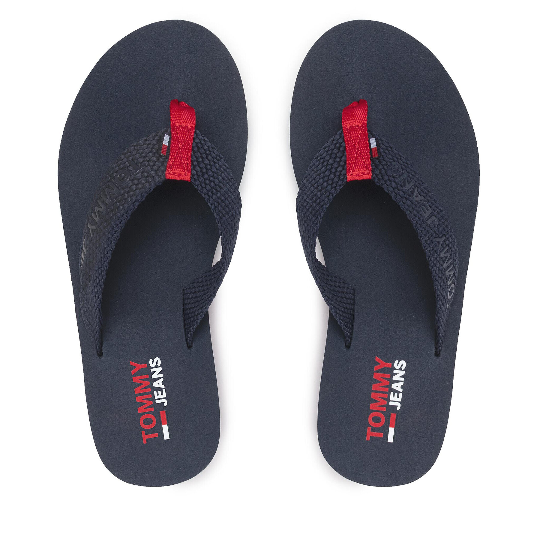 Tommy Jeans Žabky Webbing Mid Beach Sandal EN0EN01819 Tmavomodrá - Pepit.sk