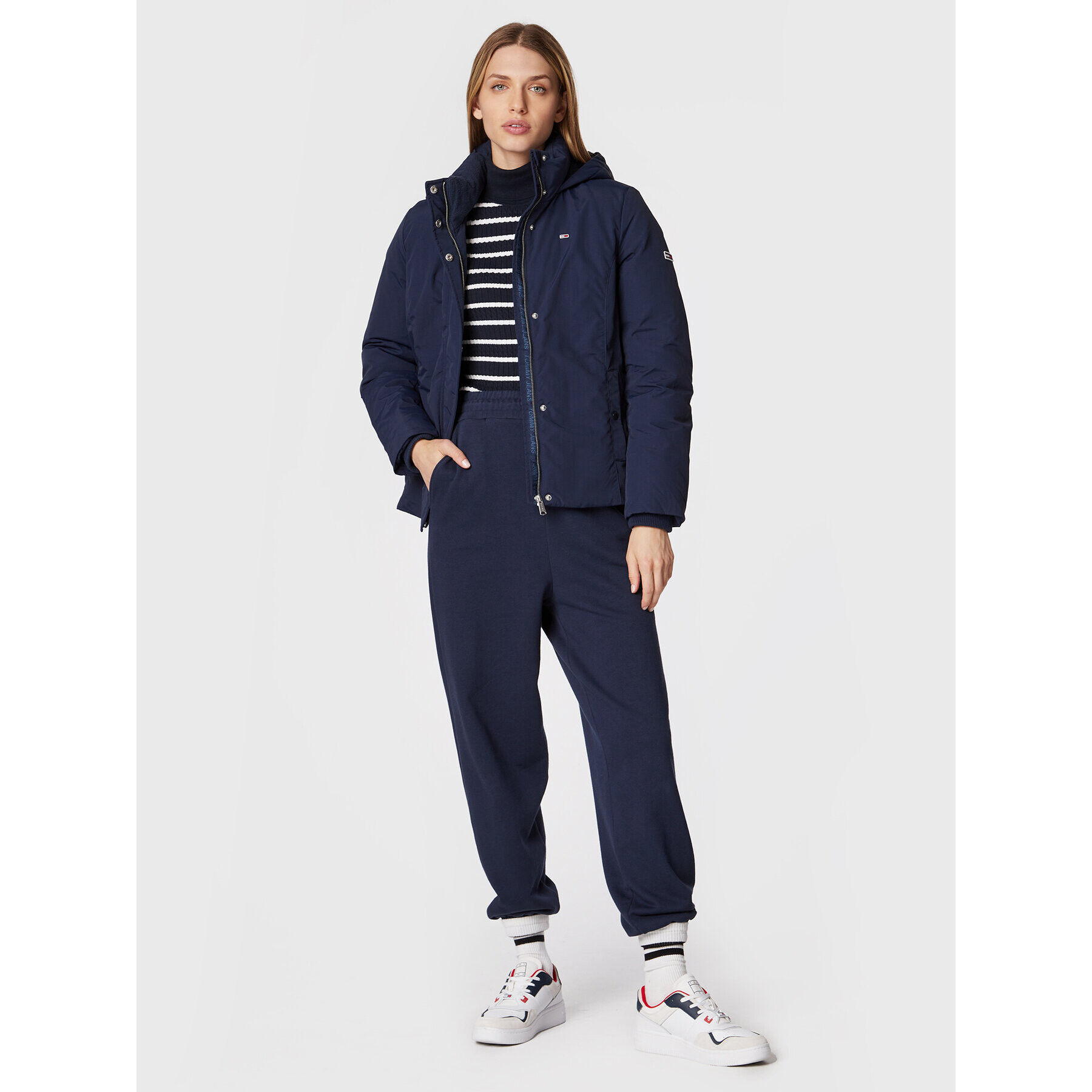 Tommy Jeans Zimné bundy Technical DW0DW14685 Tmavomodrá Regular Fit - Pepit.sk