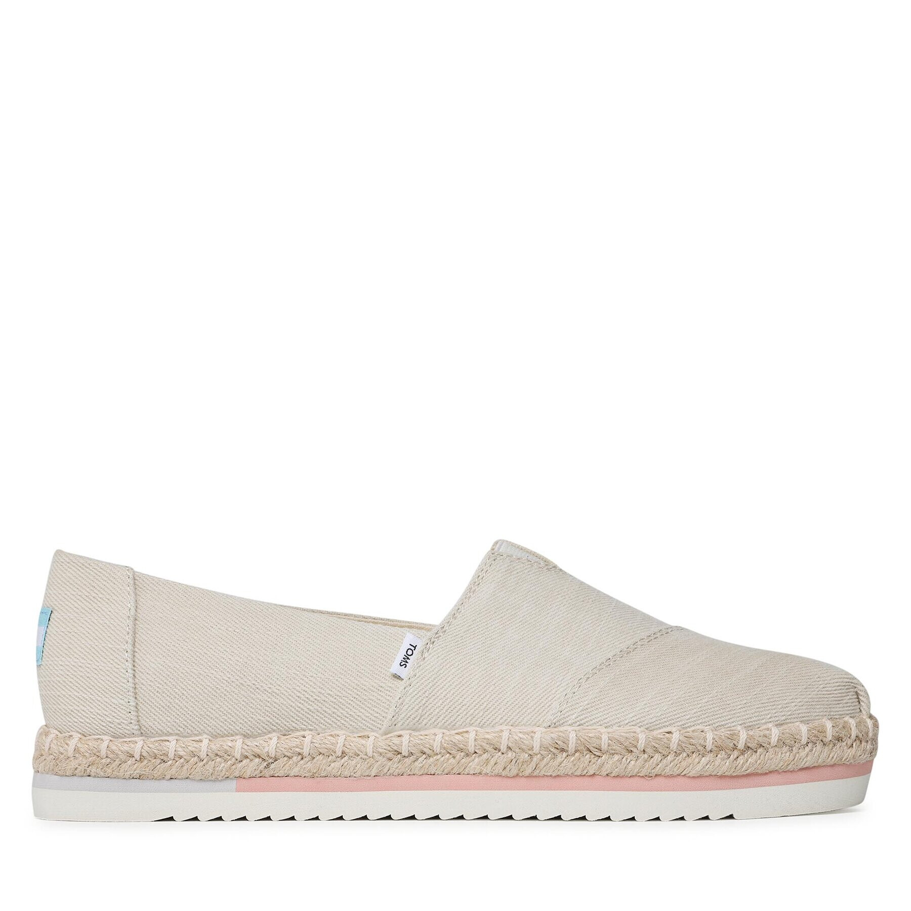 Toms Espadrilky Alpargata Platform Rope 10017830 Béžová - Pepit.sk