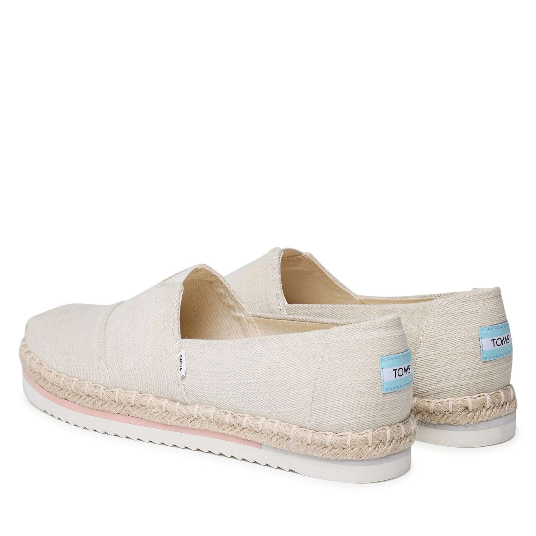 Toms Espadrilky Alpargata Platform Rope 10017830 Béžová - Pepit.sk