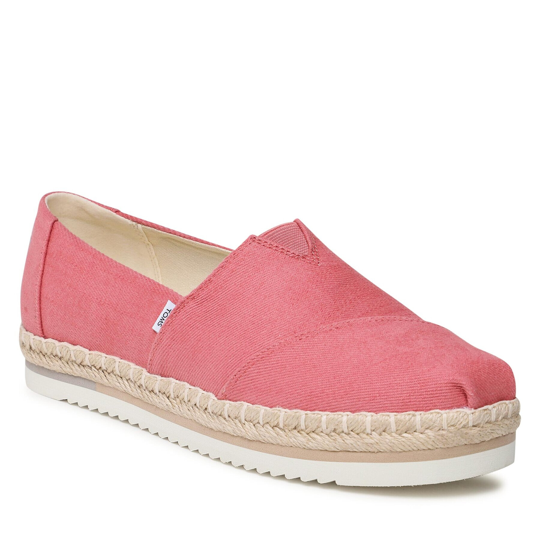 Toms Espadrilky Alpargata Platform Rope 10019802 Ružová - Pepit.sk