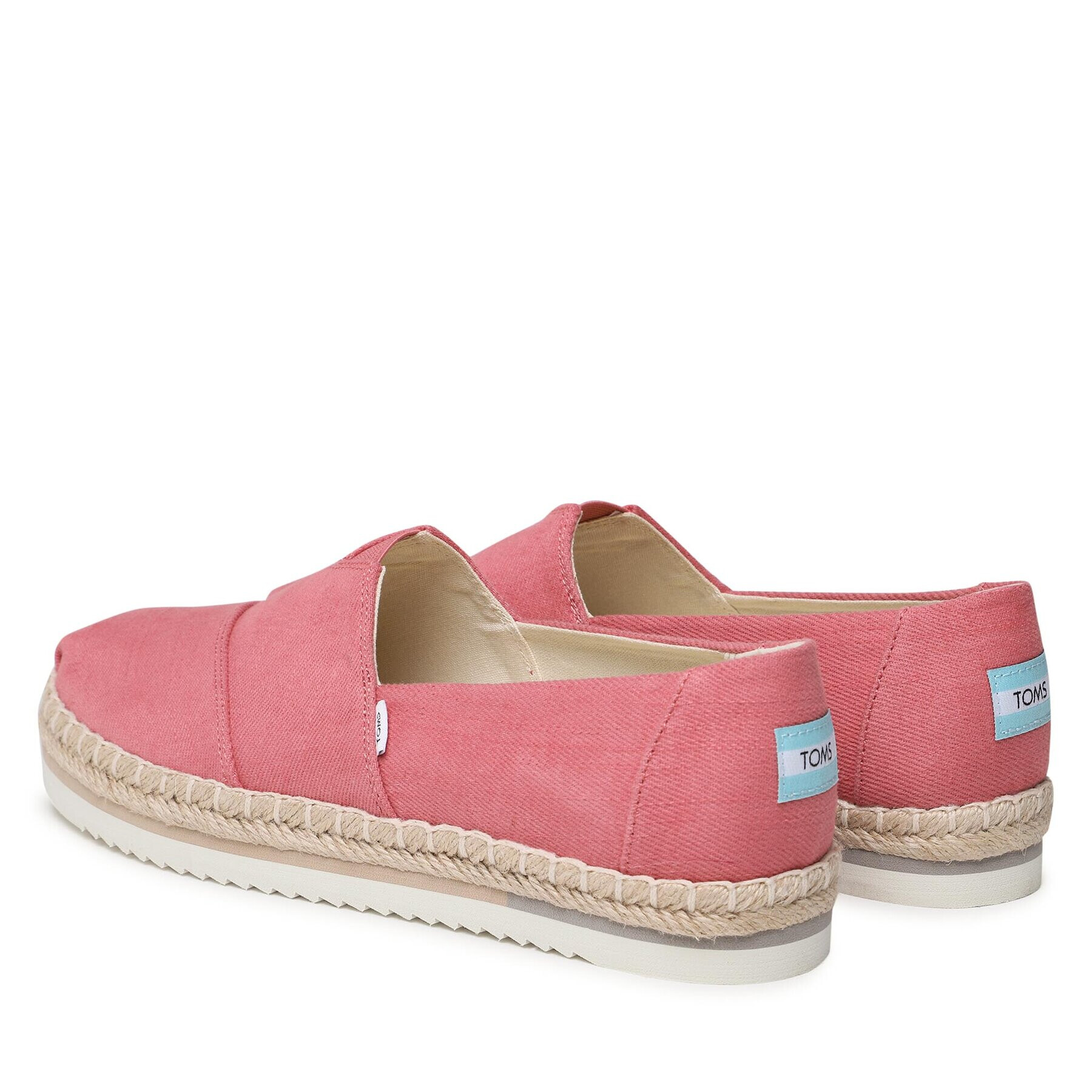 Toms Espadrilky Alpargata Platform Rope 10019802 Ružová - Pepit.sk