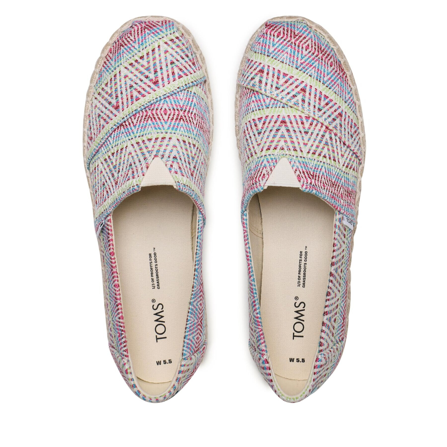 Toms Espadrilky Alpargata Platform Rope 10019810 Farebná - Pepit.sk