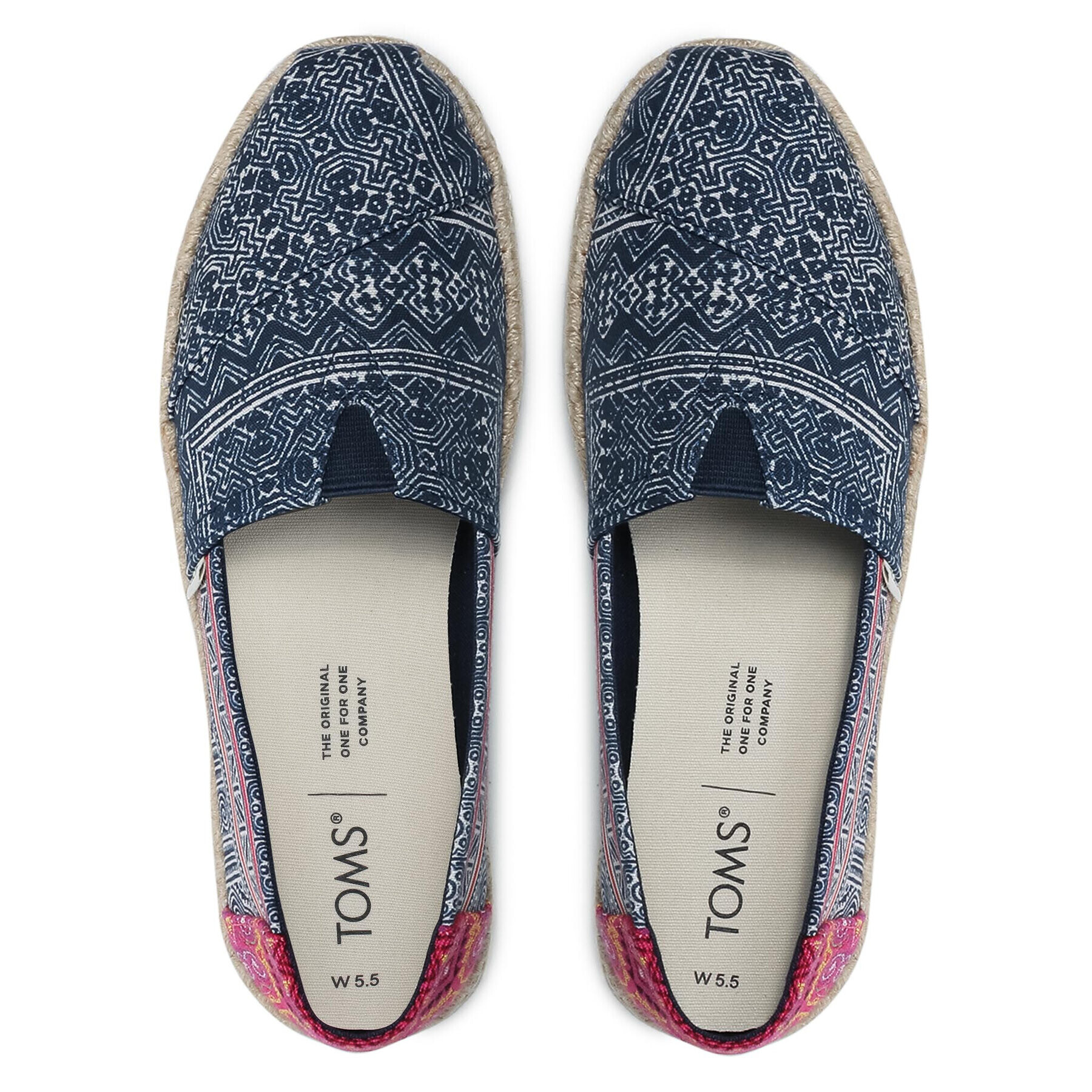 Toms Espadrilky Alpargata Rope 10016263 Tmavomodrá - Pepit.sk