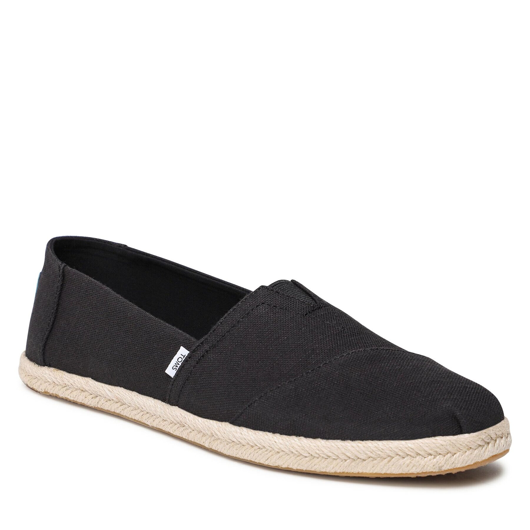 Toms Espadrilky Alpargata Rope 10019670 Čierna - Pepit.sk