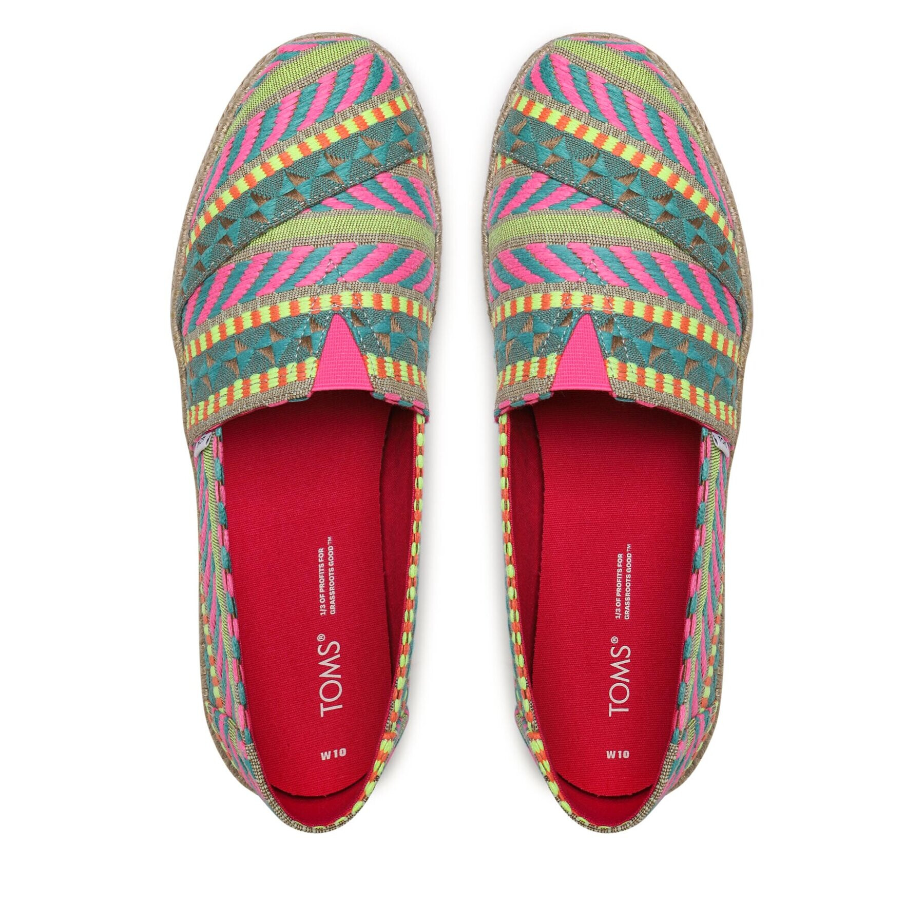 Toms Espadrilky Alpargata Rope 10019671 Zelená - Pepit.sk