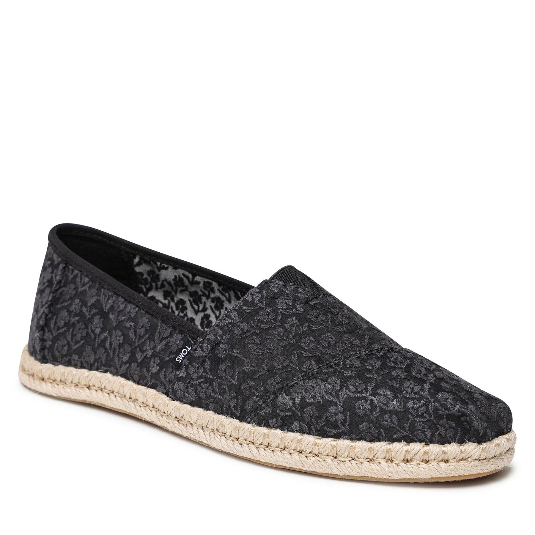 Toms Espadrilky Alpargata Rope 10019904 Čierna - Pepit.sk