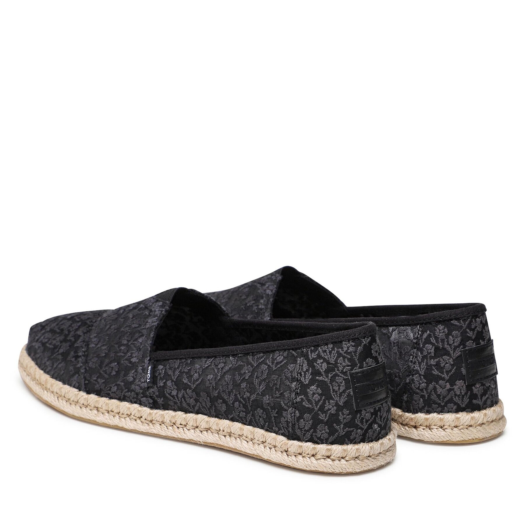 Toms Espadrilky Alpargata Rope 10019904 Čierna - Pepit.sk