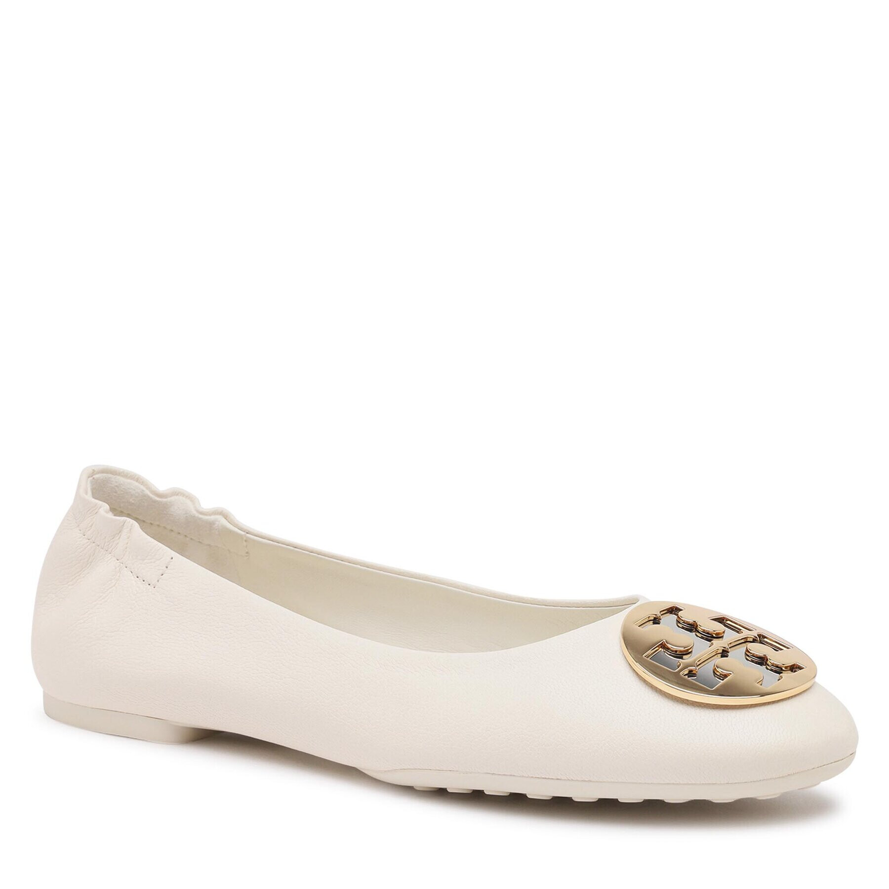 Tory Burch Baleríny Claire Ballet 147379 Écru - Pepit.sk