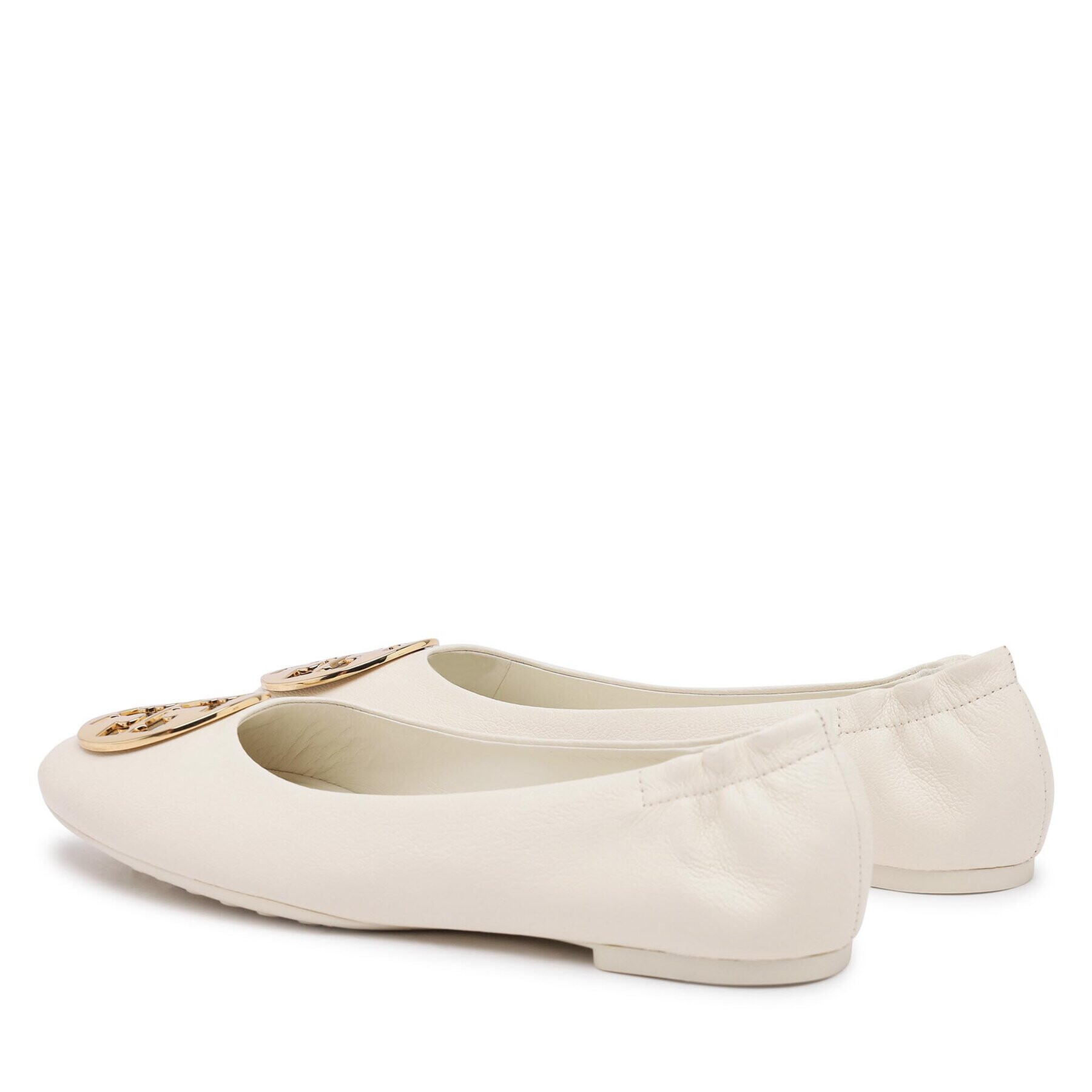 Tory Burch Baleríny Claire Ballet 147379 Écru - Pepit.sk