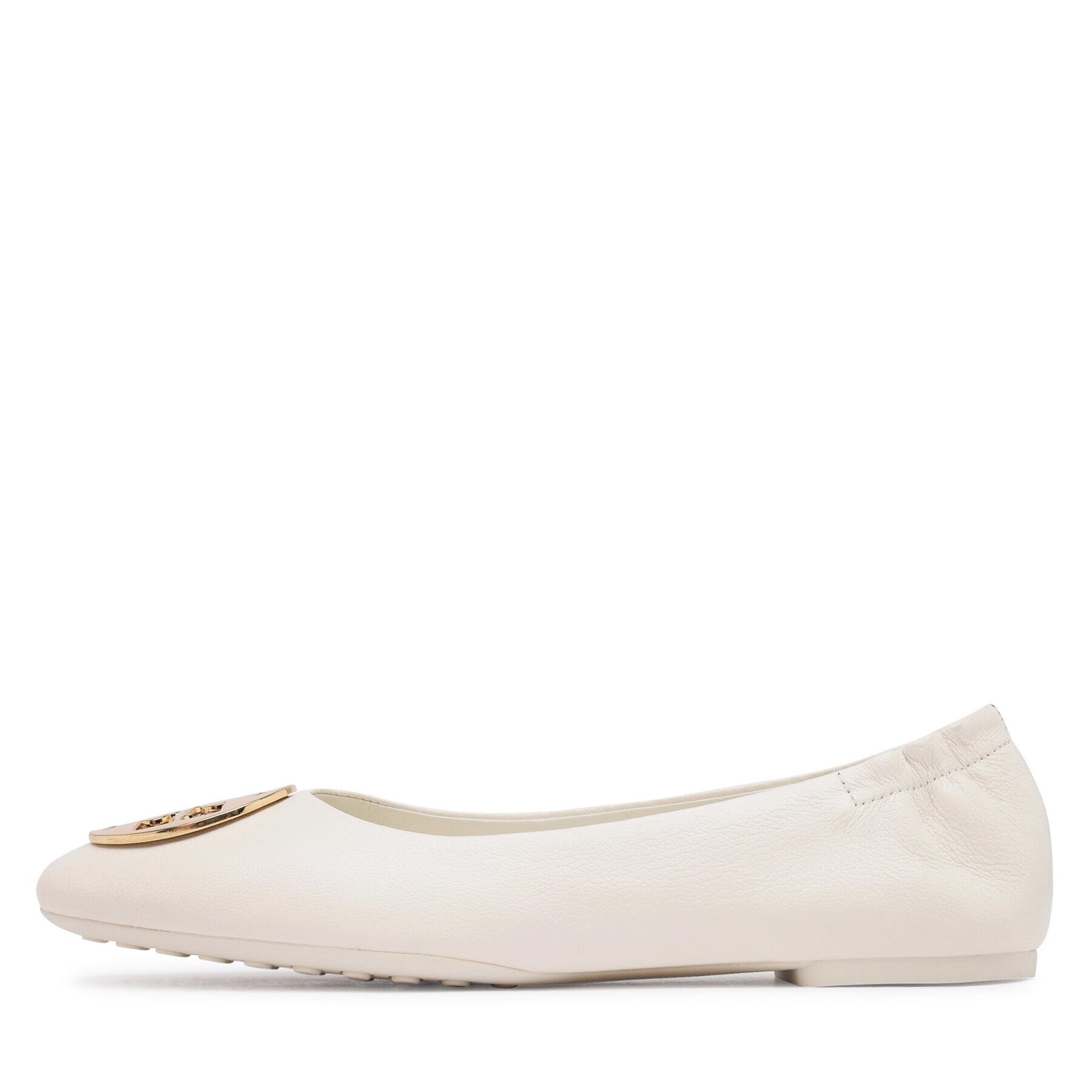 Tory Burch Baleríny Claire Ballet 147379 Écru - Pepit.sk