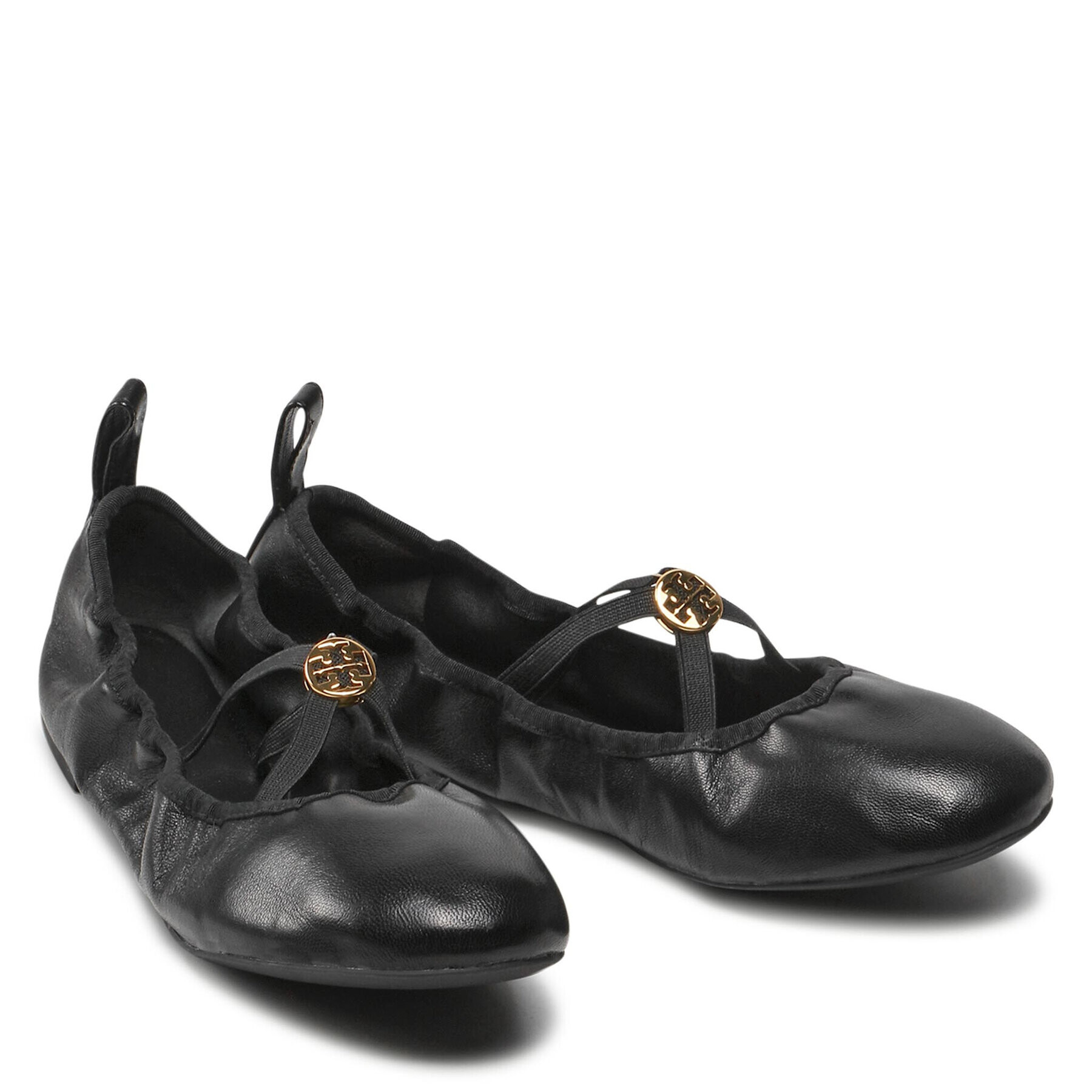 Tory Burch Baleríny Soft Scrunch Ballet 88884 Čierna - Pepit.sk