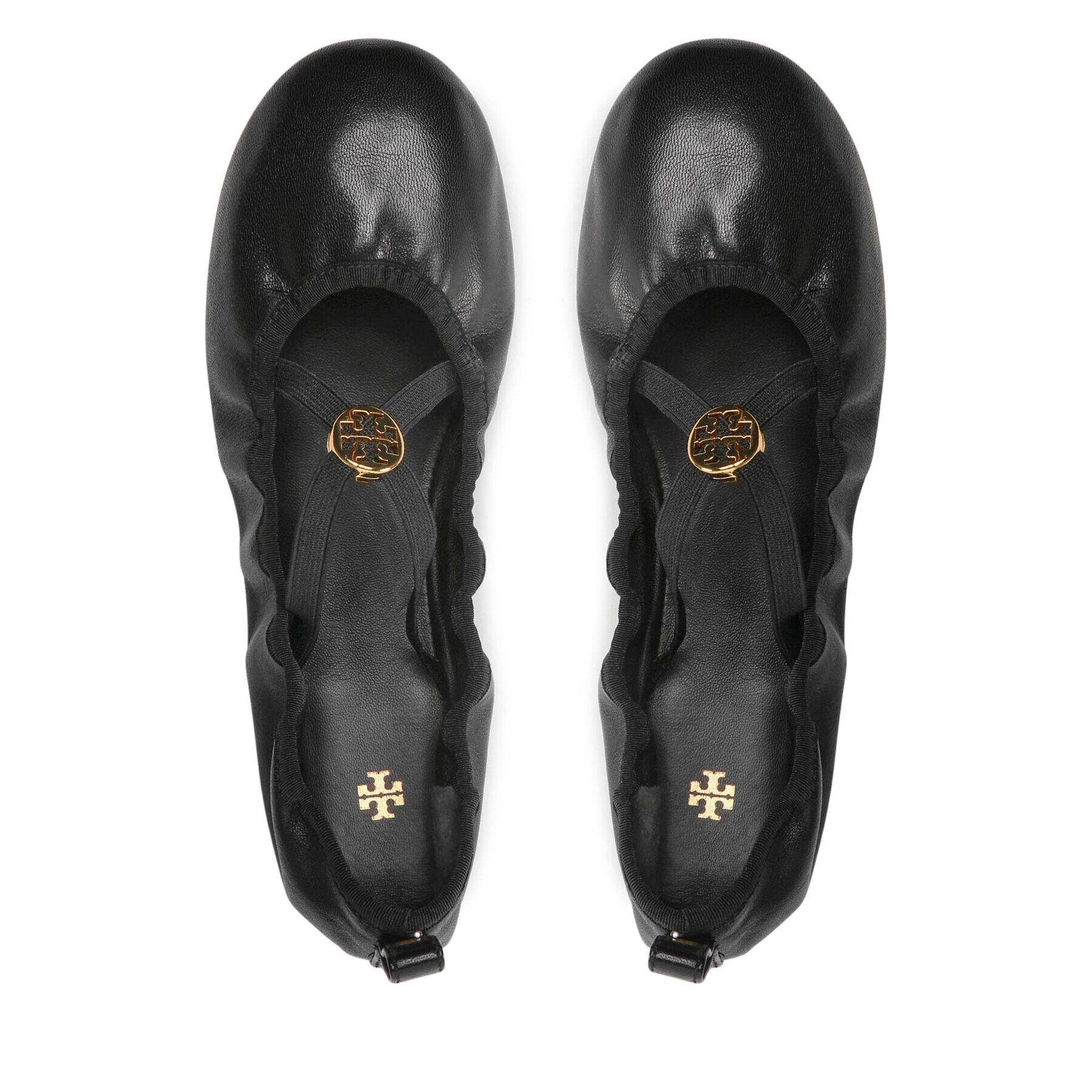 Tory Burch Baleríny Soft Scrunch Ballet 88884 Čierna - Pepit.sk