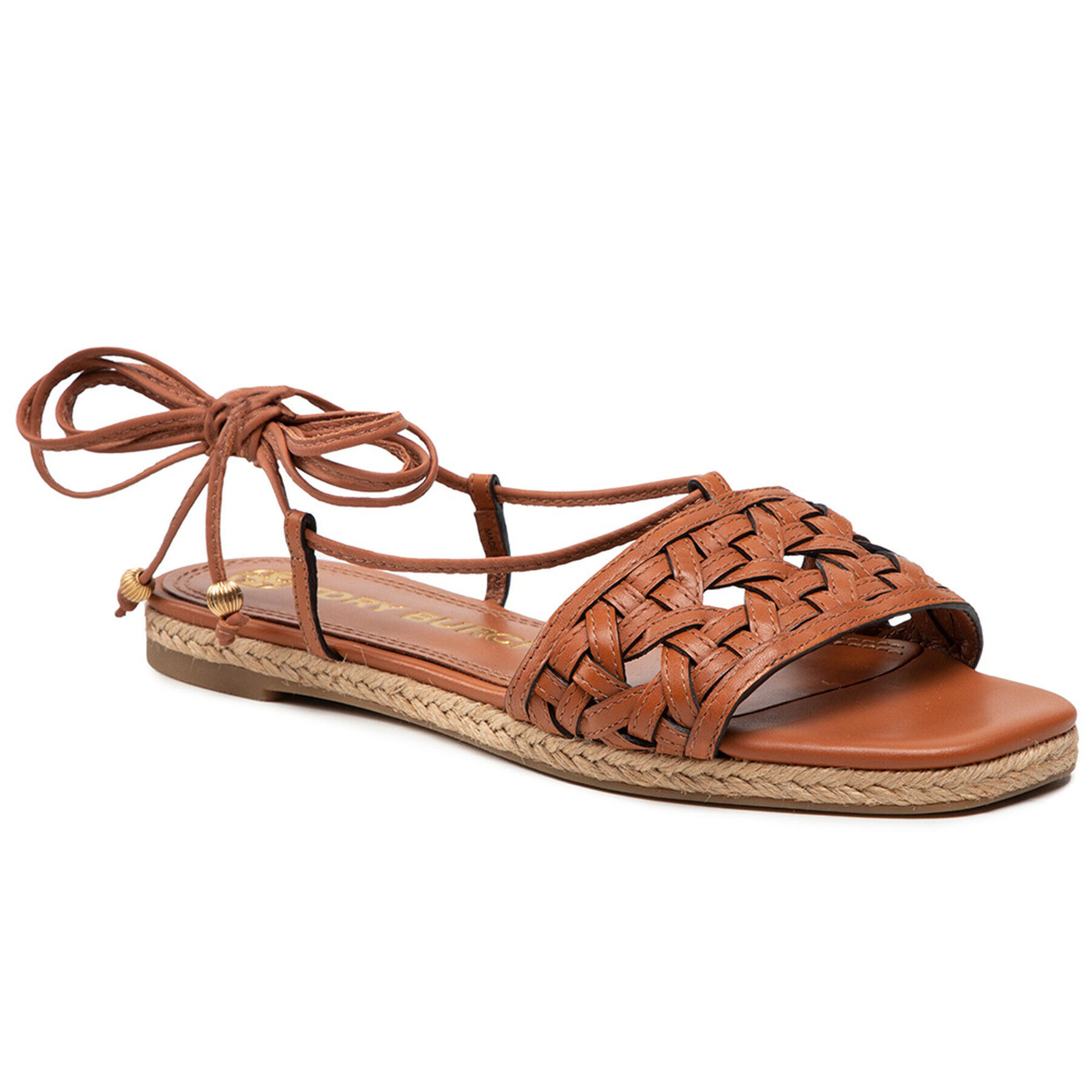 Tory Burch Espadrilky Basketweave Espadrille 82828 Hnedá - Pepit.sk