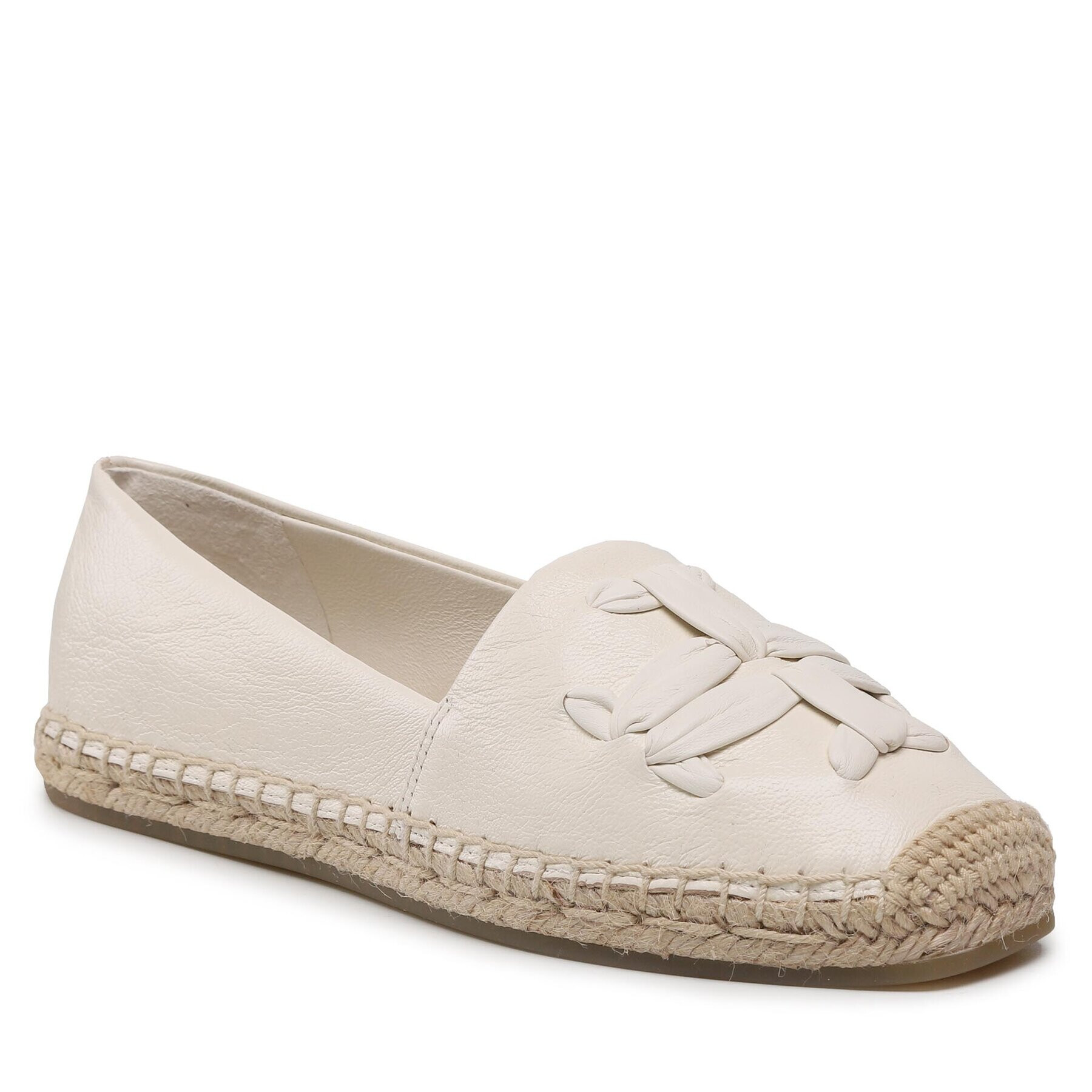 Tory Burch Espadrilky Woven Doublet Aline Espadrille Leather 144042 Béžová - Pepit.sk