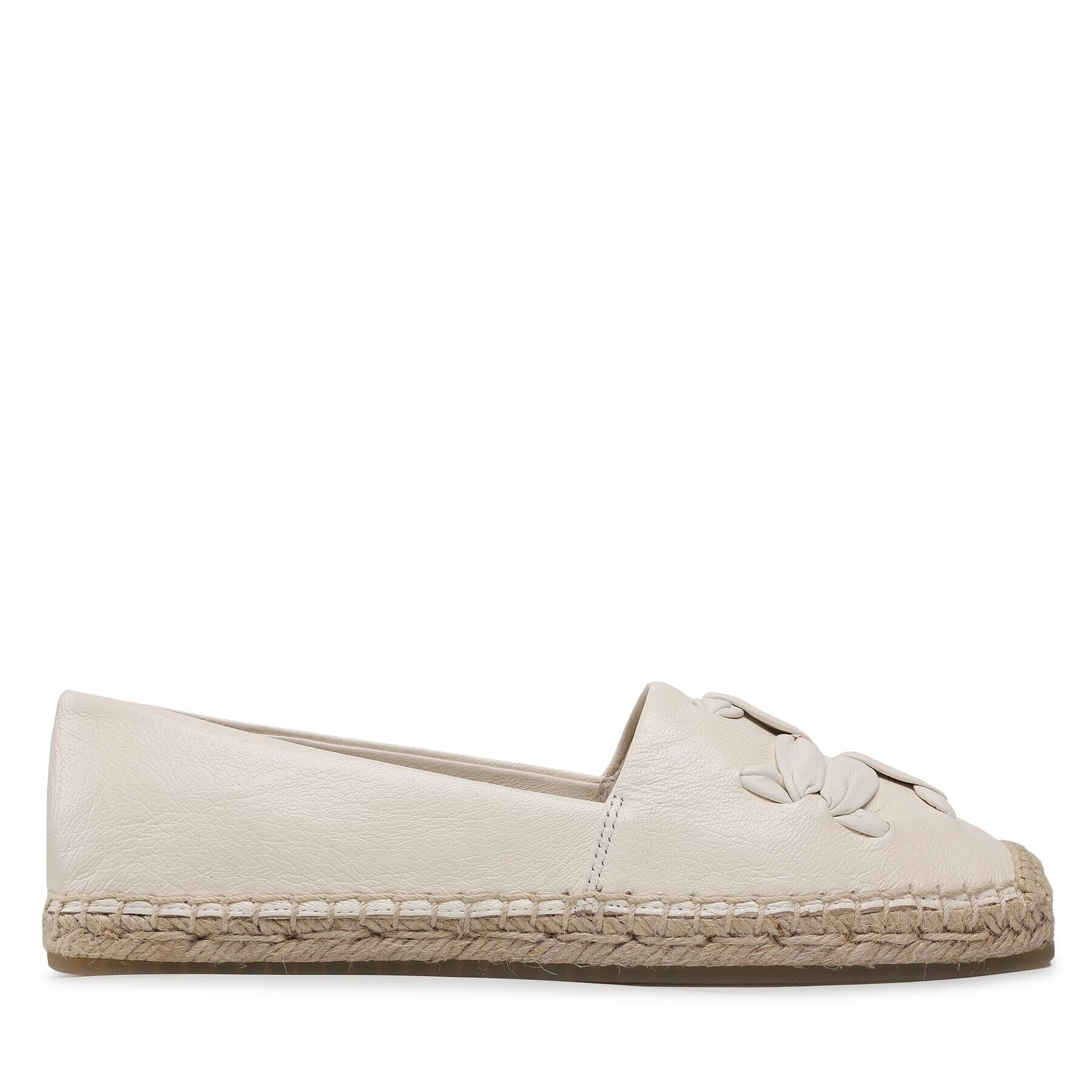 Tory Burch Espadrilky Woven Doublet Aline Espadrille Leather 144042 Béžová - Pepit.sk