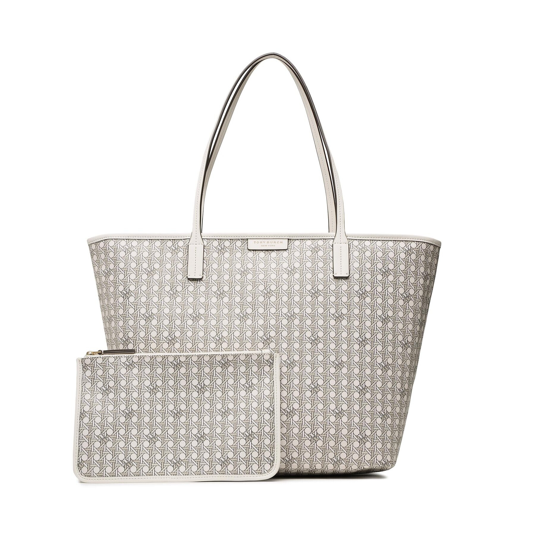 Tory Burch Kabelka Basketweave Tote 145634 Béžová - Pepit.sk