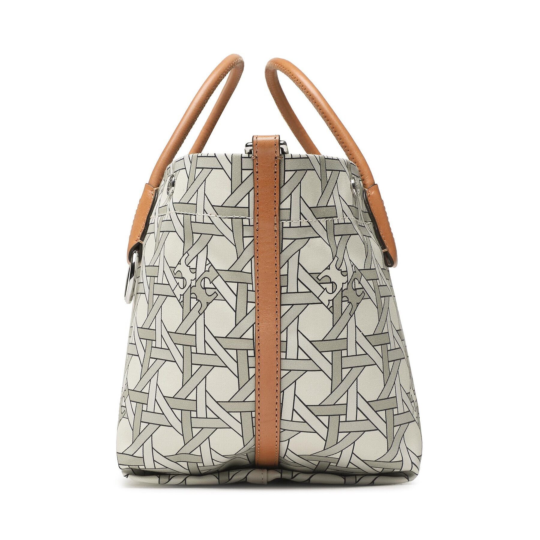 Tory Burch Kabelka Canvas Basketweave Small Tote 146547 Zelená - Pepit.sk