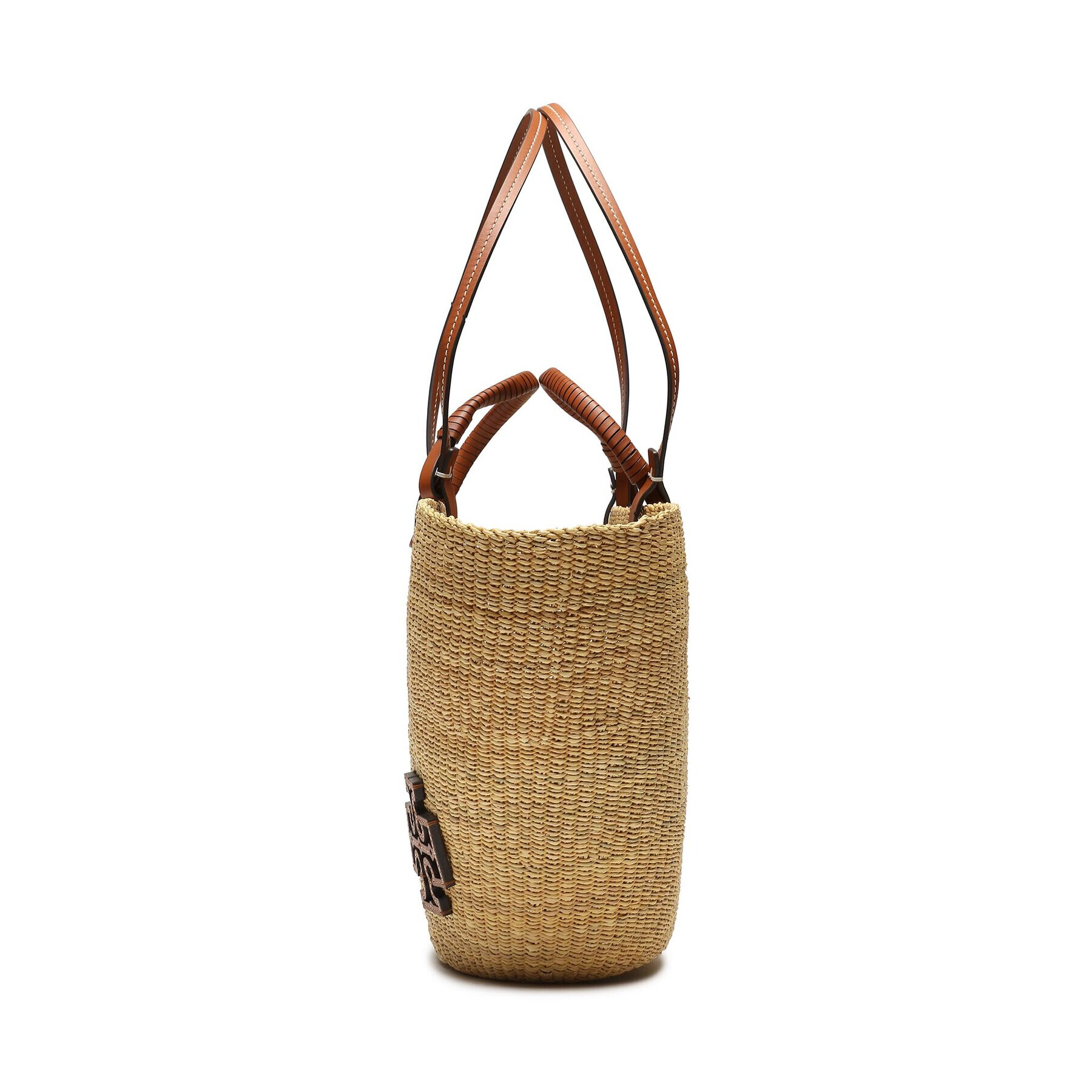 Tory Burch Kabelka Ella Straw Basket Tote 135740 Béžová - Pepit.sk