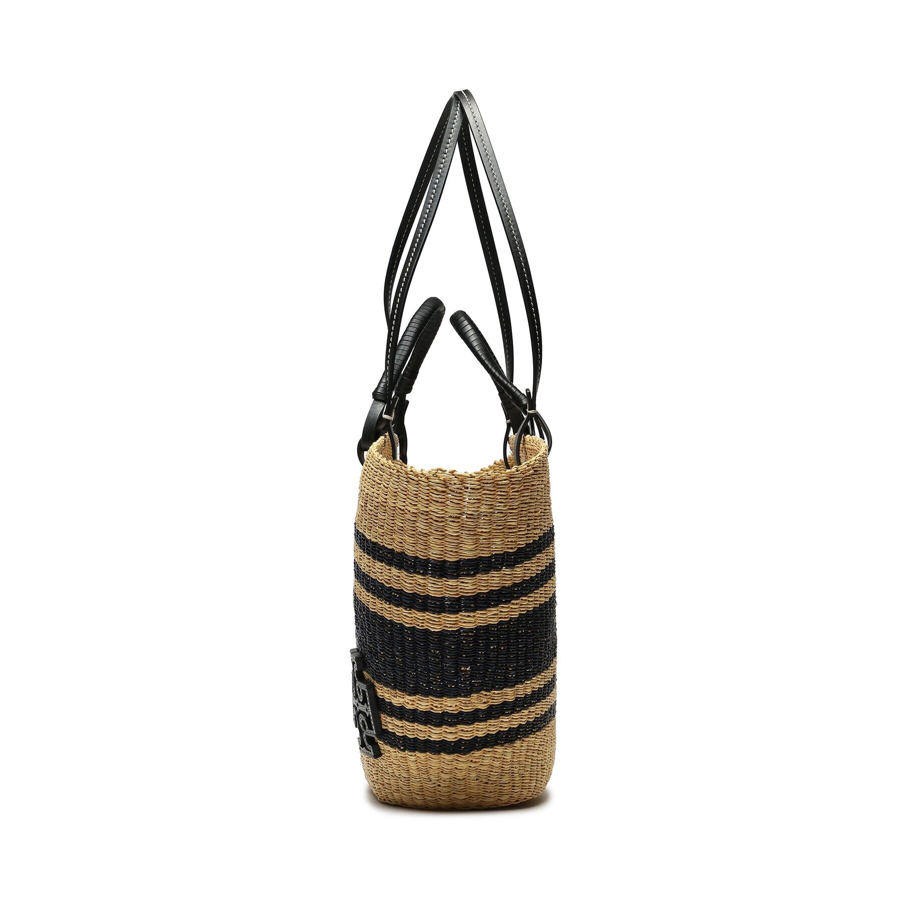 Tory Burch Kabelka Ella Striped Straw Basket Tote 135737 Béžová - Pepit.sk