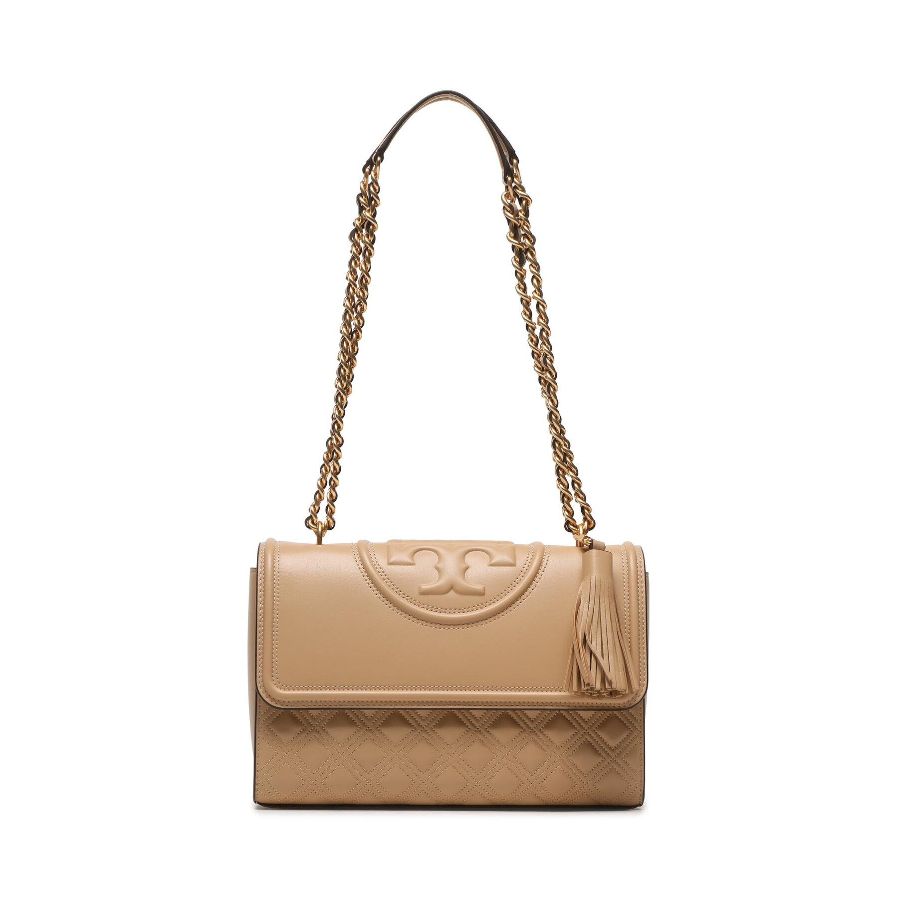 Tory Burch Kabelka Fleming Convertible Shoulder Bag 76997 Béžová - Pepit.sk