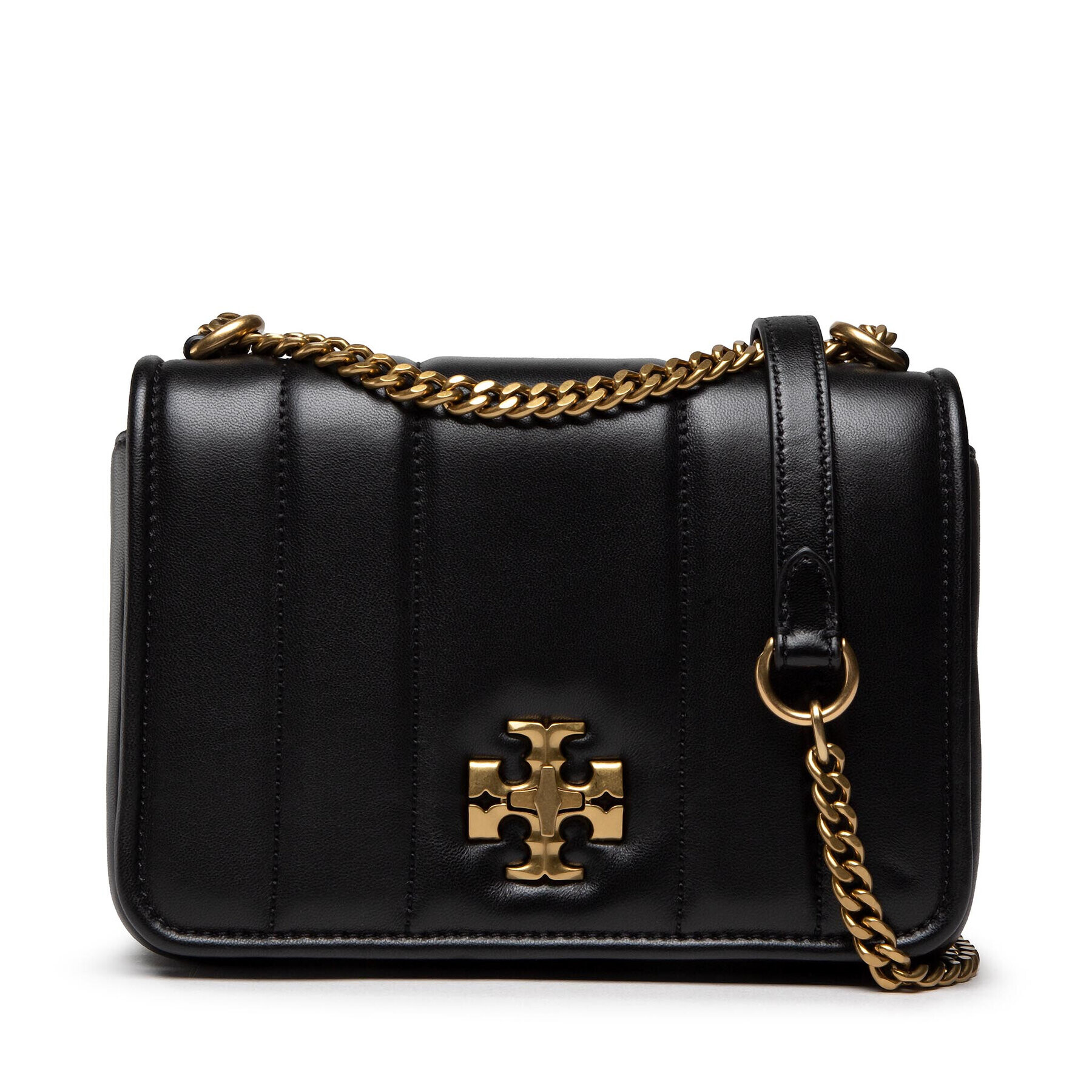 Tory Burch Kabelka Kira Chain Shoulder Bag 87244 Čierna - Pepit.sk