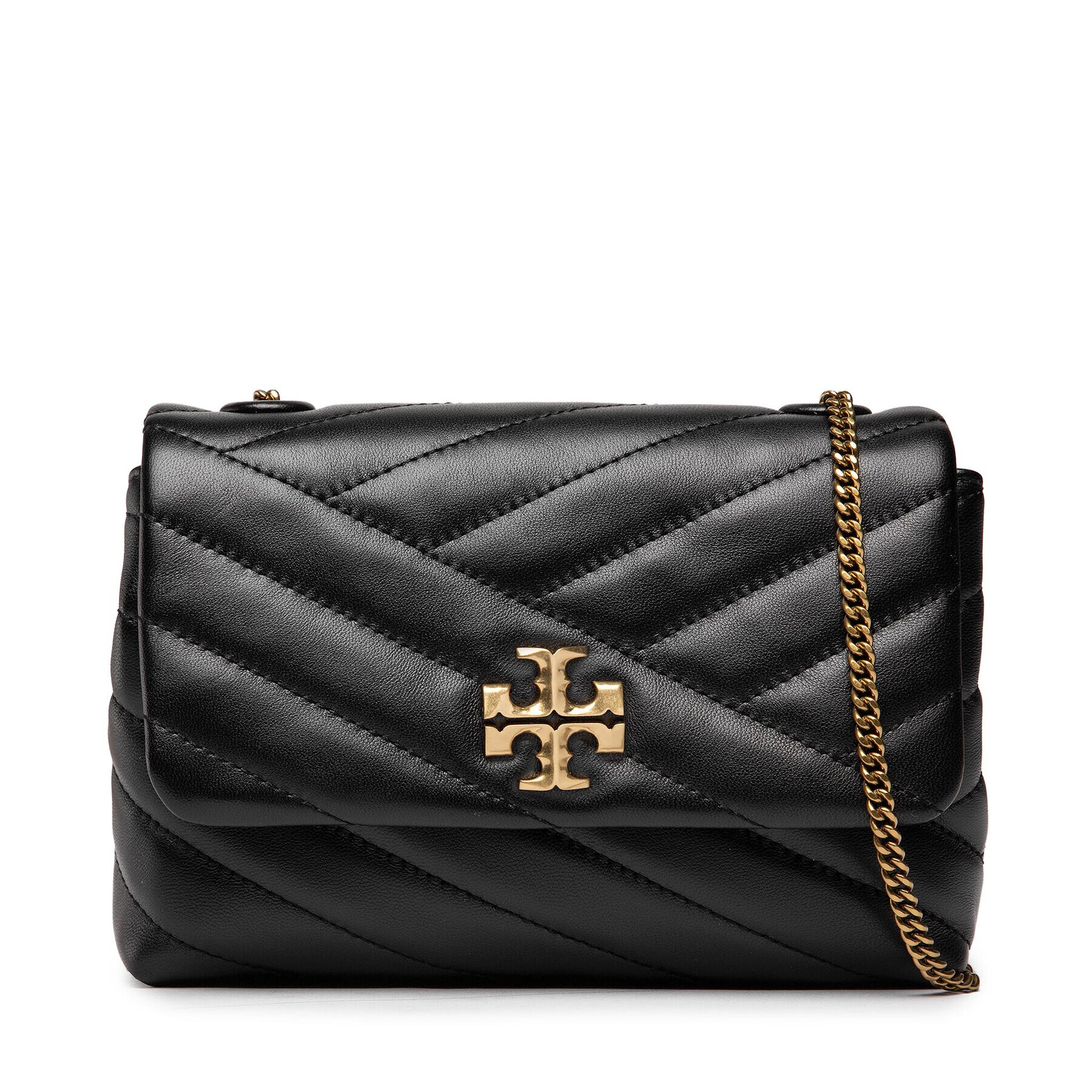 Tory Burch Kabelka Kira Chevron Mini Bag 90460 Čierna - Pepit.sk