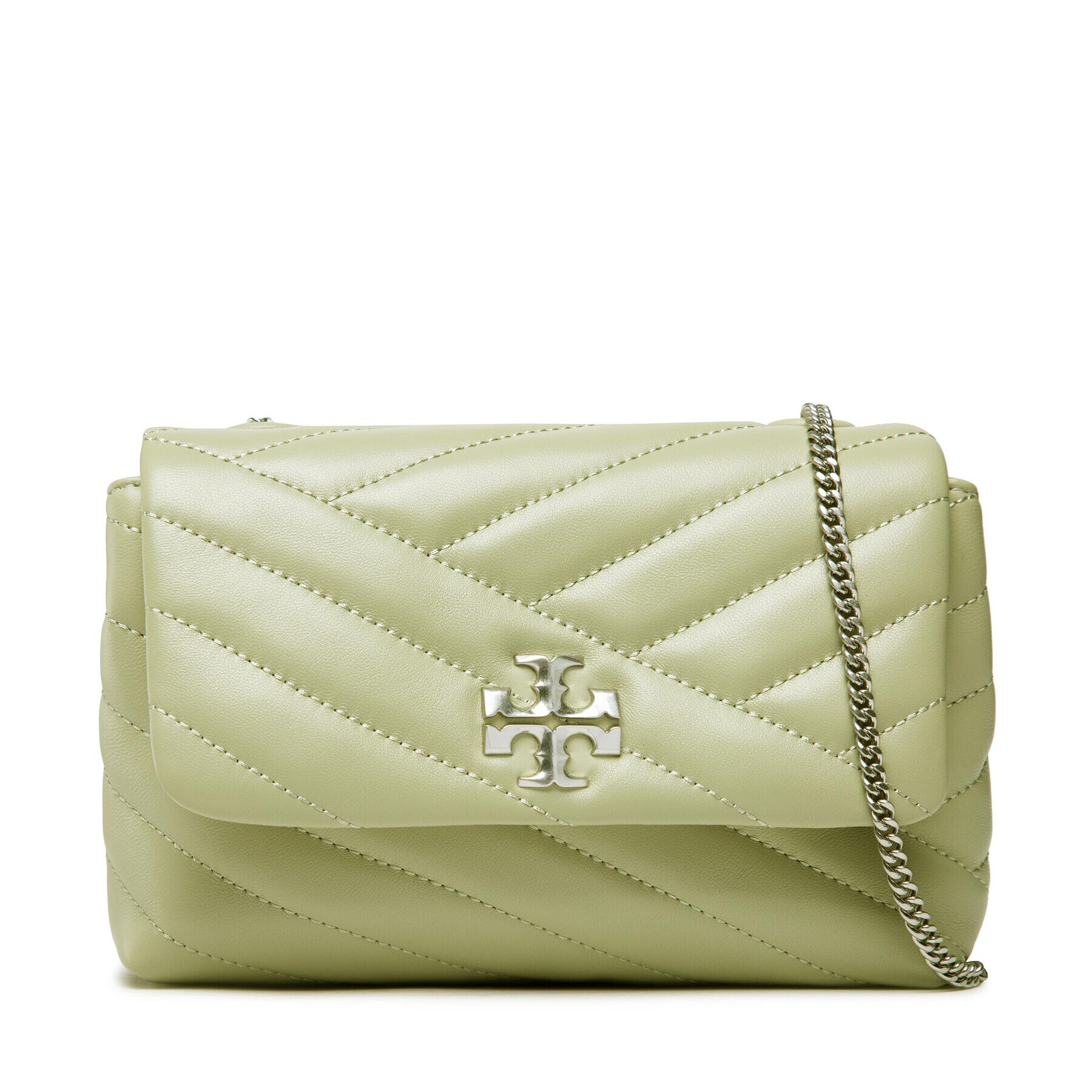 Tory Burch Kabelka Kira Chevron Mini Bag 90460 Zelená - Pepit.sk