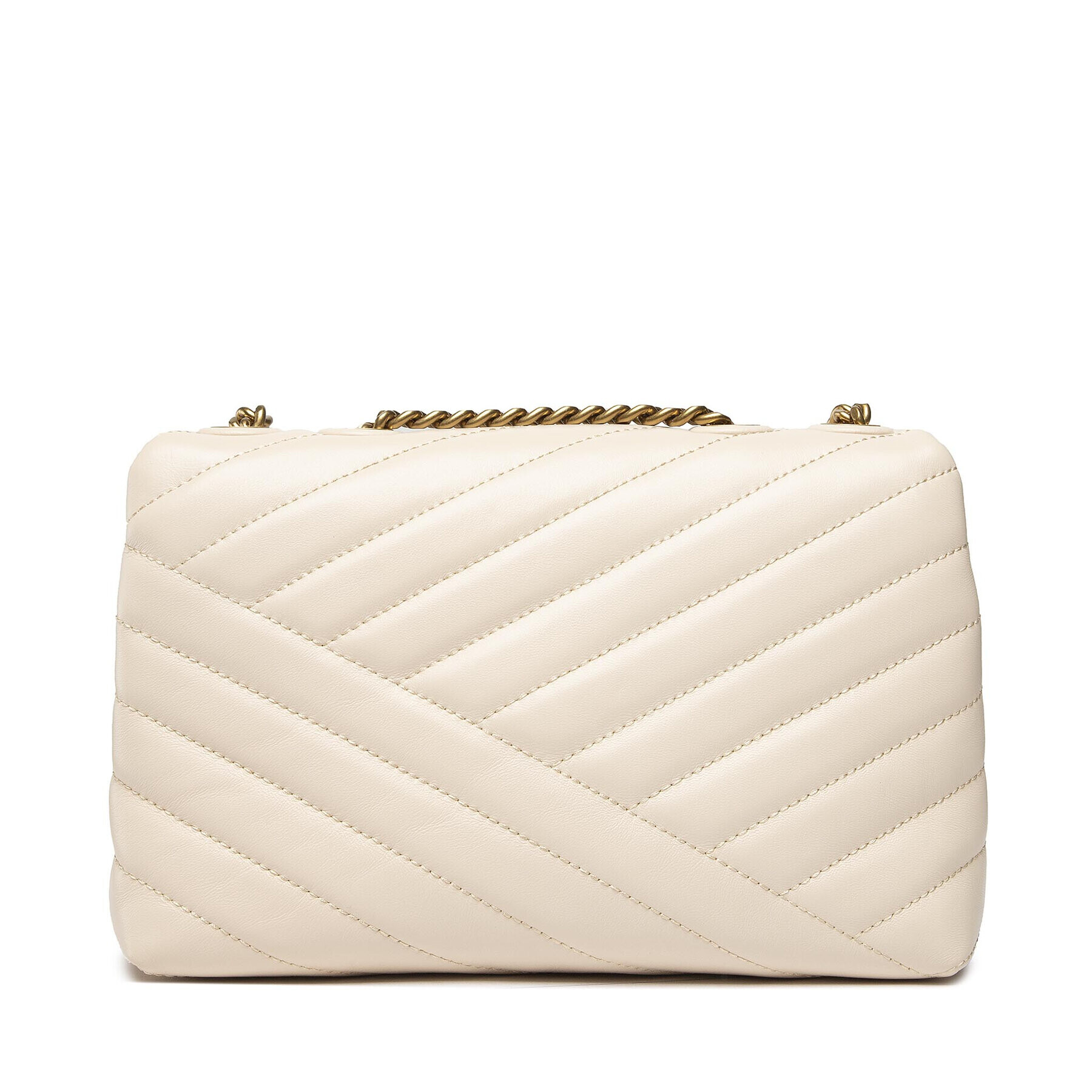 Tory Burch Kabelka Kira Chevron Small 90452 Béžová - Pepit.sk