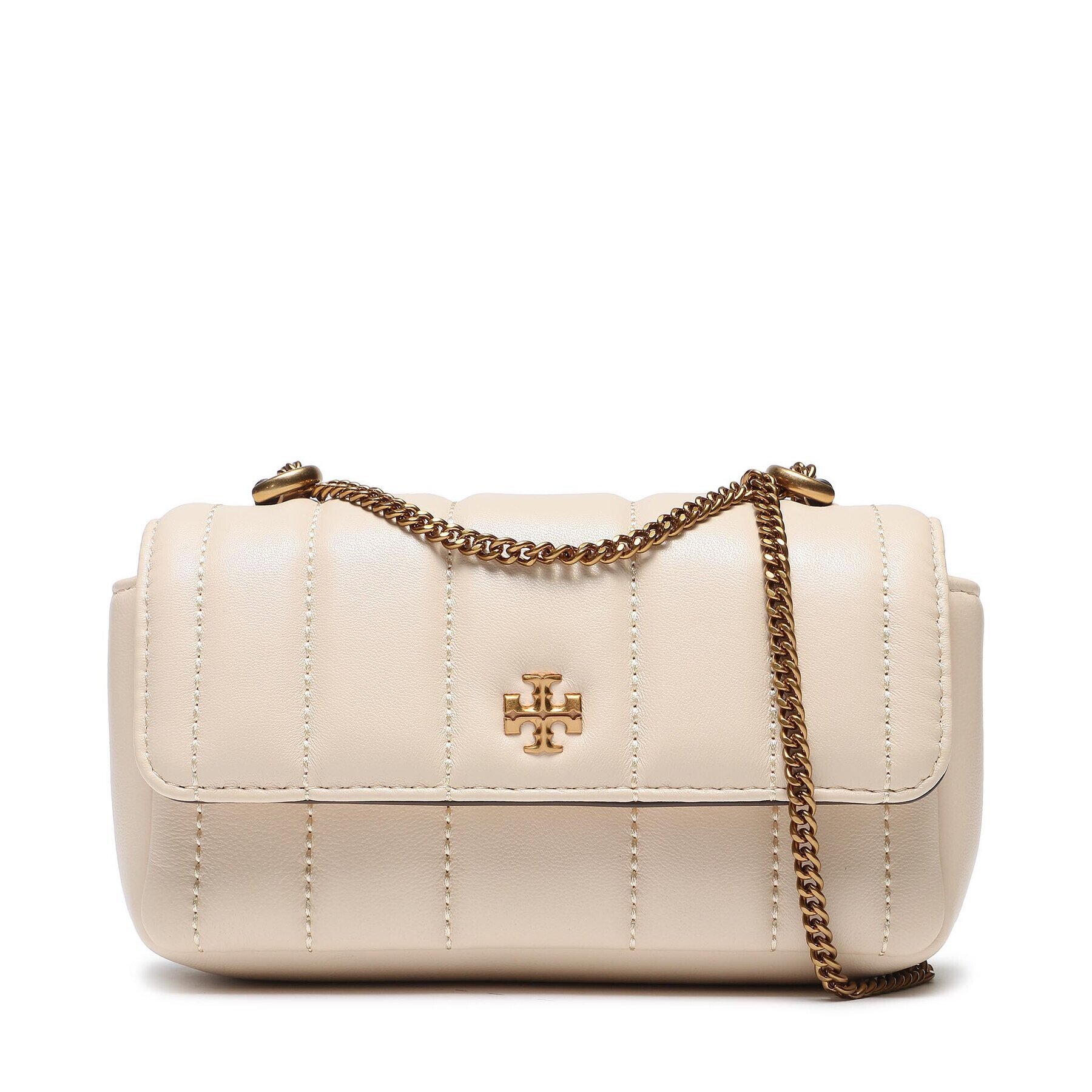 Tory Burch Kabelka Kira Mini Flap Bag 142567 Écru - Pepit.sk