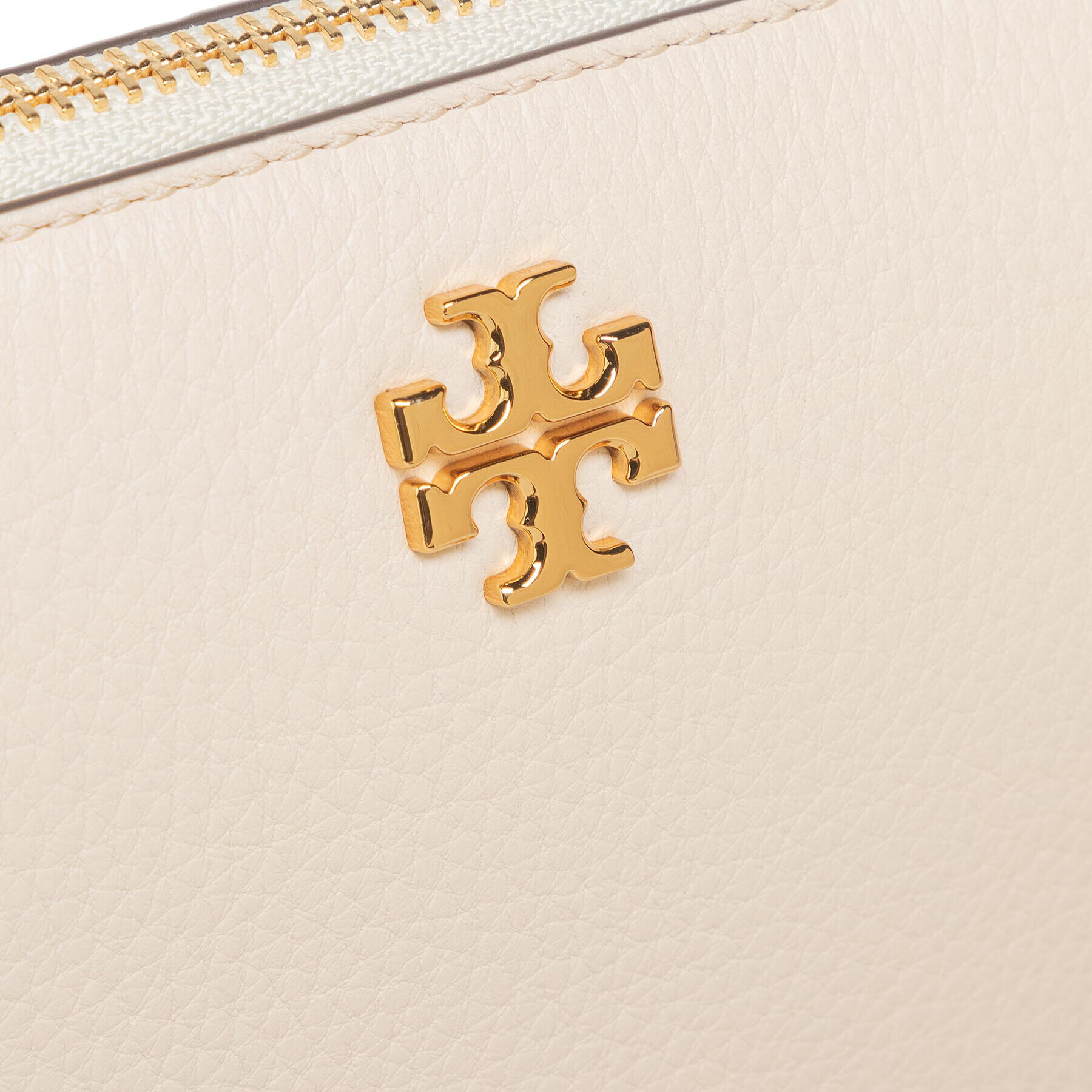 Tory Burch Kabelka Kira Pabbled Top-Zip Crossbody 61385 Béžová - Pepit.sk