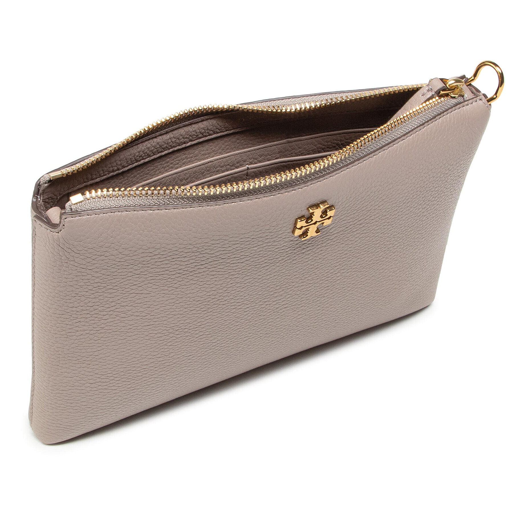 Tory Burch Kabelka Kira Pabbled Top-Zip Crossbody 61385 Sivá - Pepit.sk