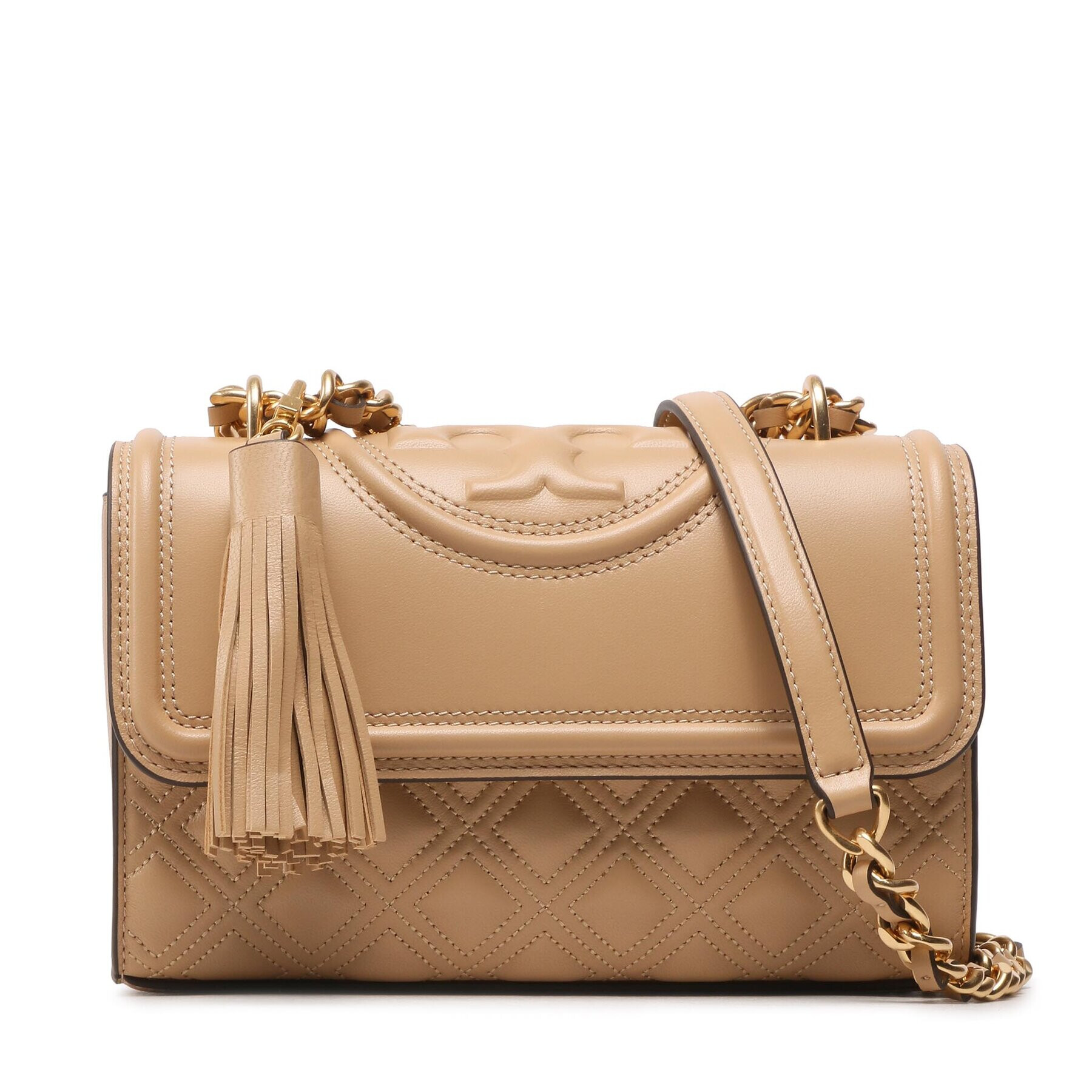 Tory Burch Kabelka Small Fleming Convertible 75576 Béžová - Pepit.sk