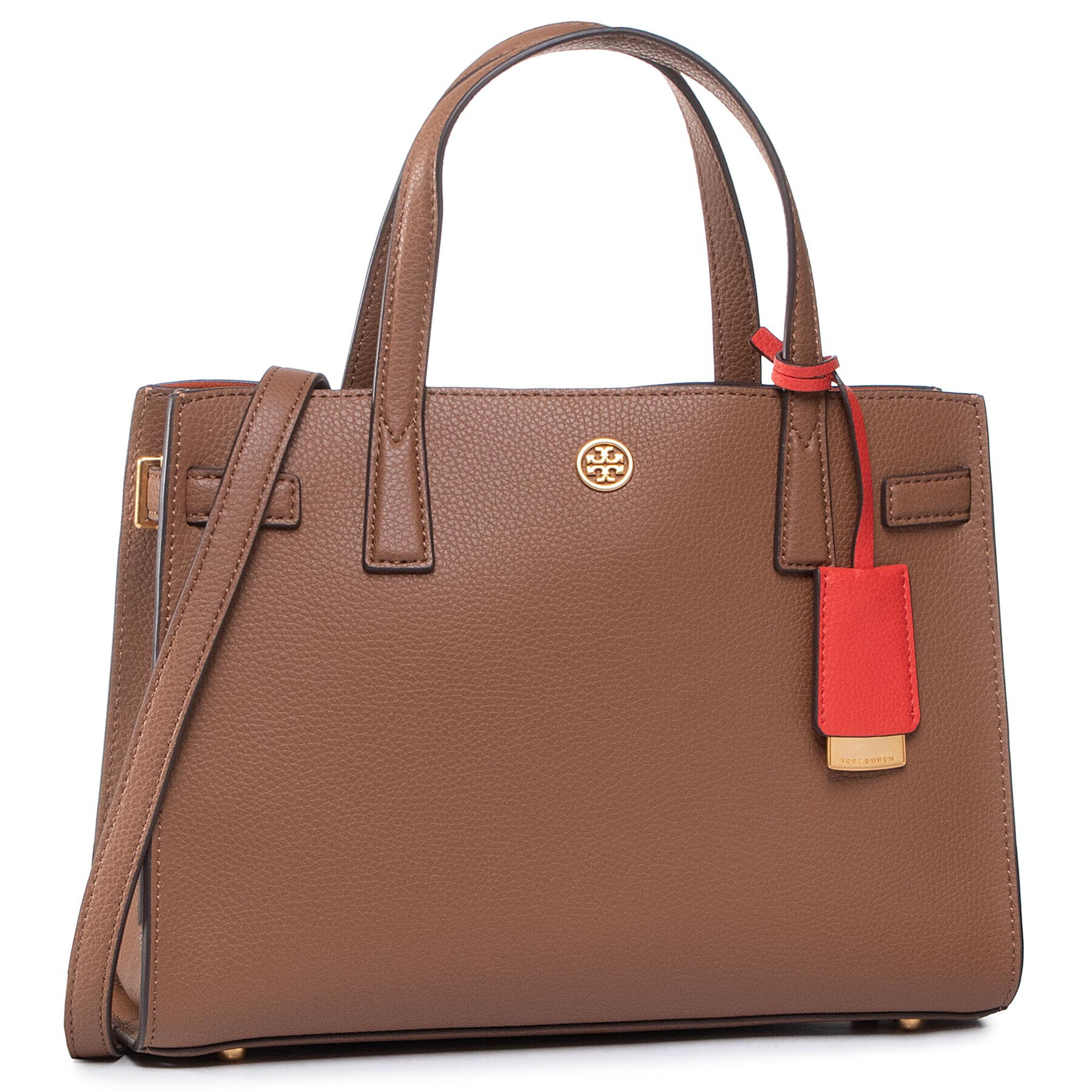 Tory Burch Kabelka Walker Small Satchel 73625 Hnedá - Pepit.sk