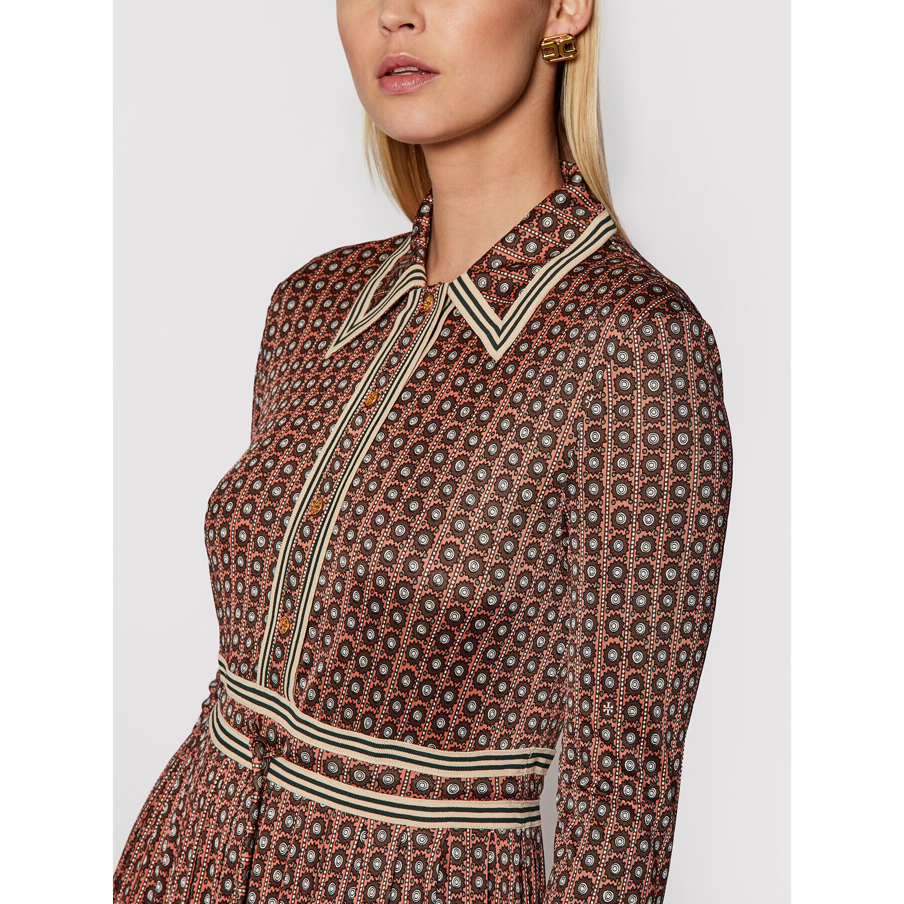 Tory Burch Košeľové šaty 84353 Farebná Regular Fit - Pepit.sk