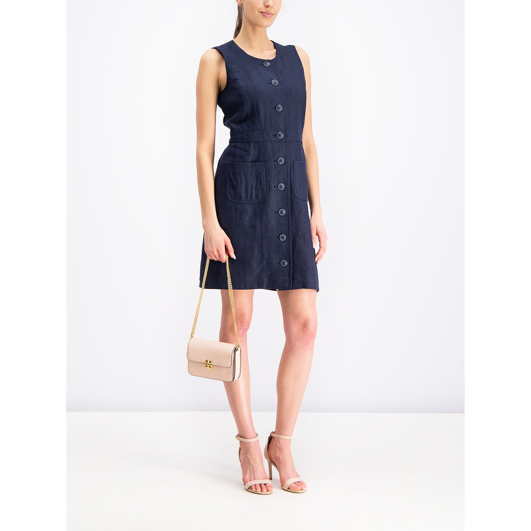 Tory Burch Letné šaty 53819 Tmavomodrá Regular Fit - Pepit.sk