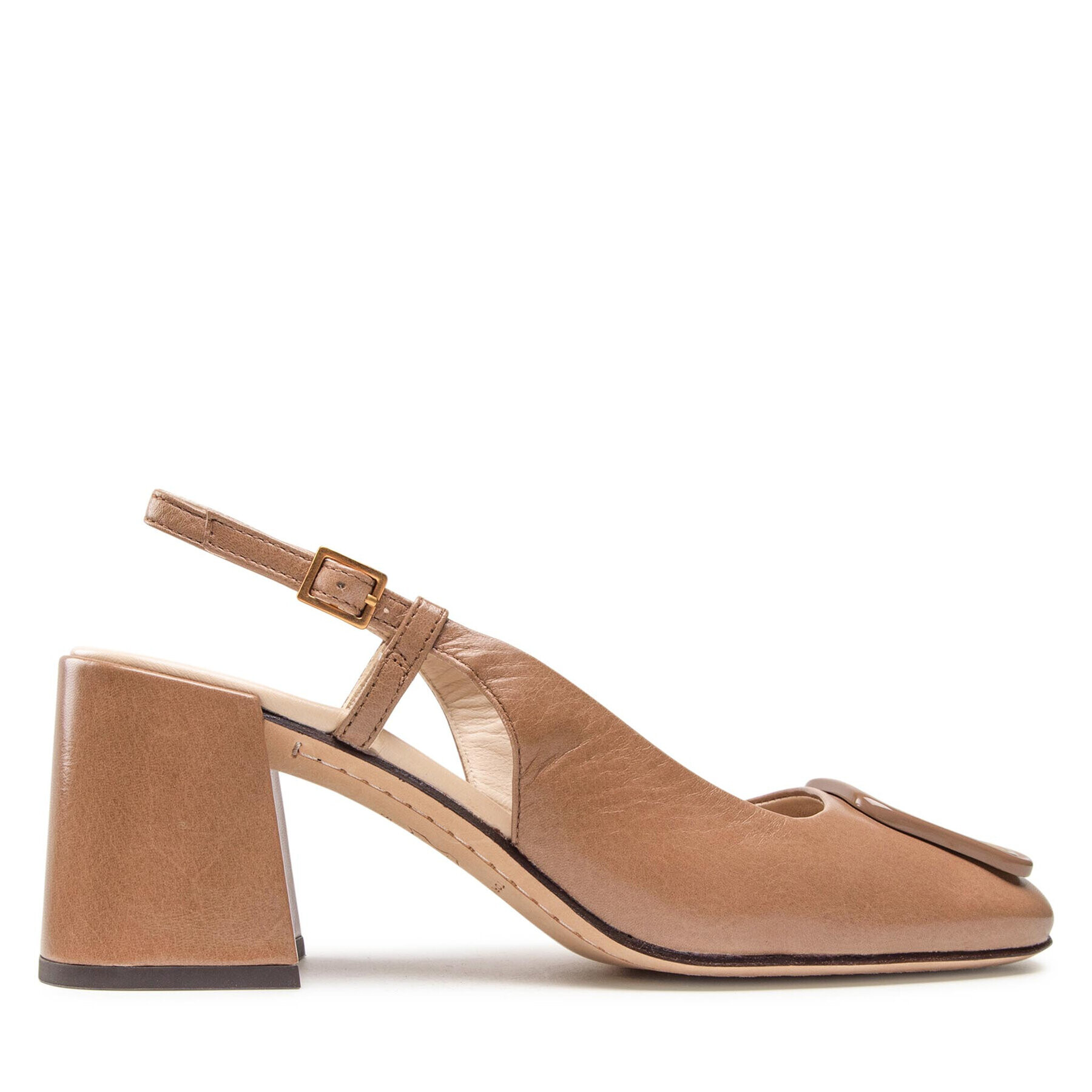 Tory Burch Sandále Georgia Slingback 70Mm 136335 Hnedá - Pepit.sk