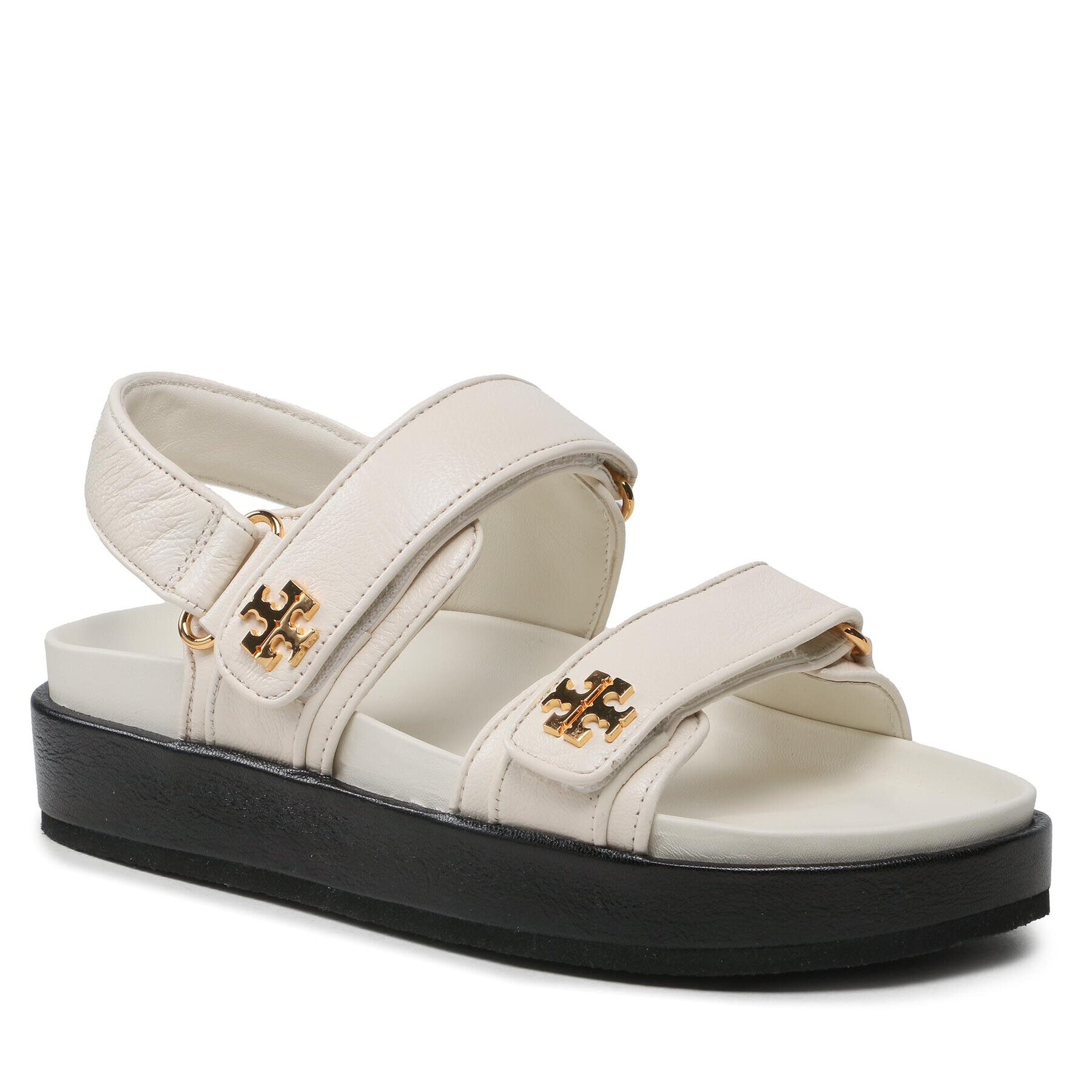 Tory Burch Sandále Kira Sport Sandal Calf Leather 144328 Écru - Pepit.sk