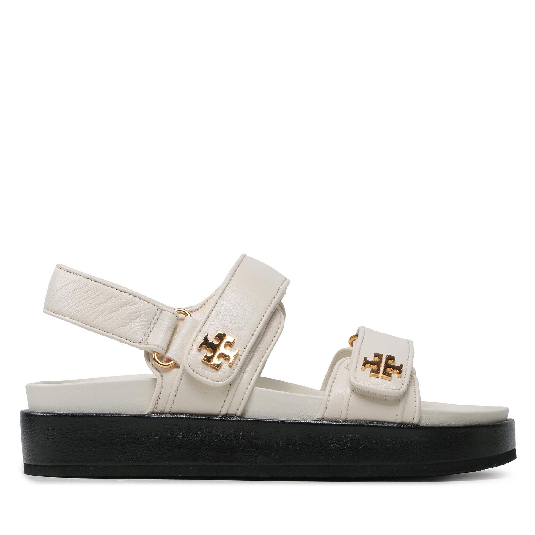 Tory Burch Sandále Kira Sport Sandal Calf Leather 144328 Écru - Pepit.sk