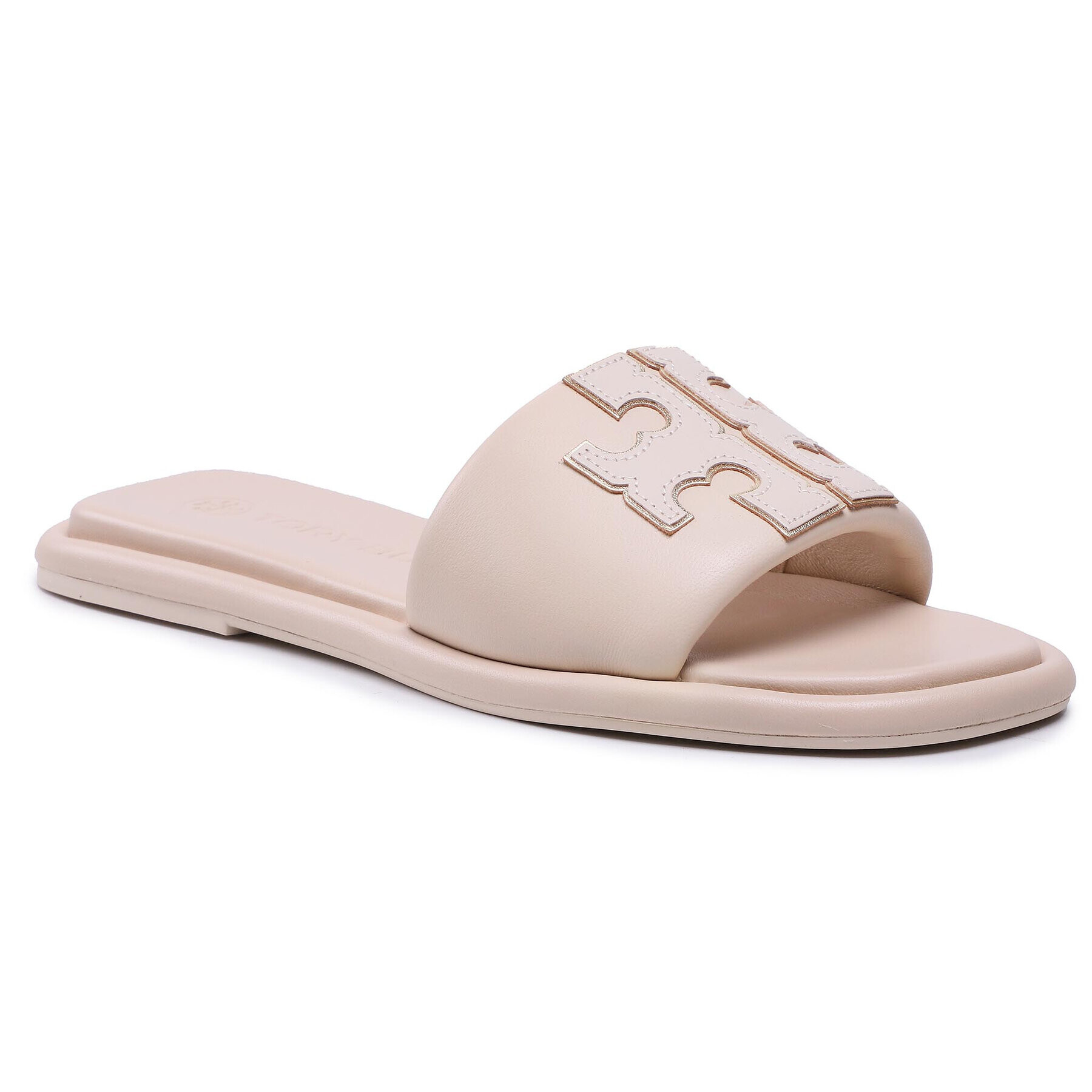 Tory Burch Šľapky Double Sport Slide 79985 Béžová - Pepit.sk