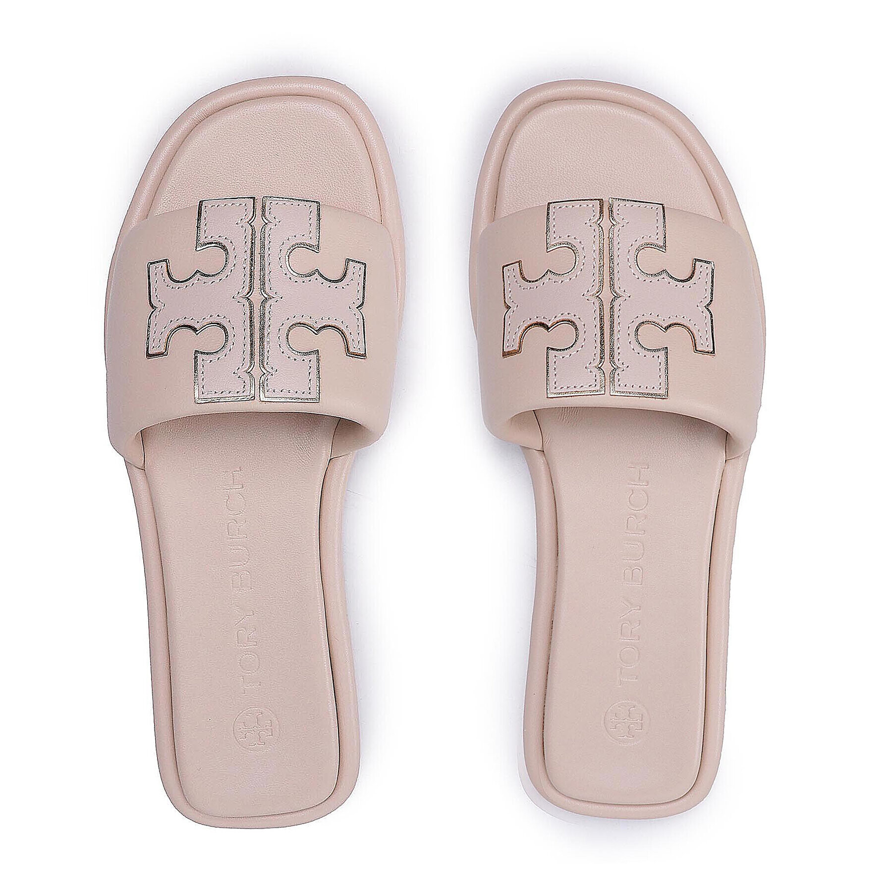 Tory Burch Šľapky Double Sport Slide 79985 Béžová - Pepit.sk